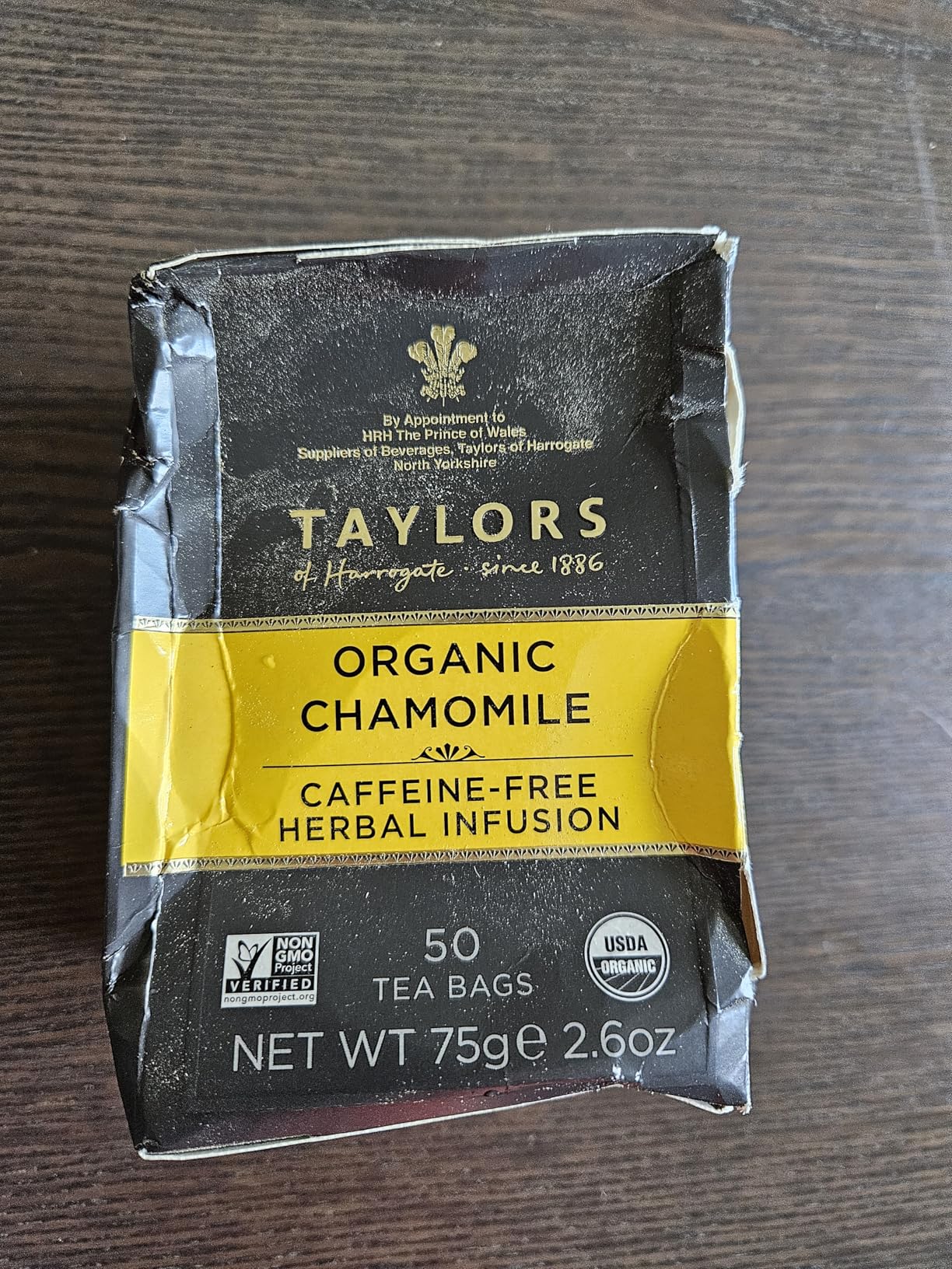 Taylors of Harrogate Organic Chamomile Herbal Tea, Pillow Bags, 50 Count customer photo 2