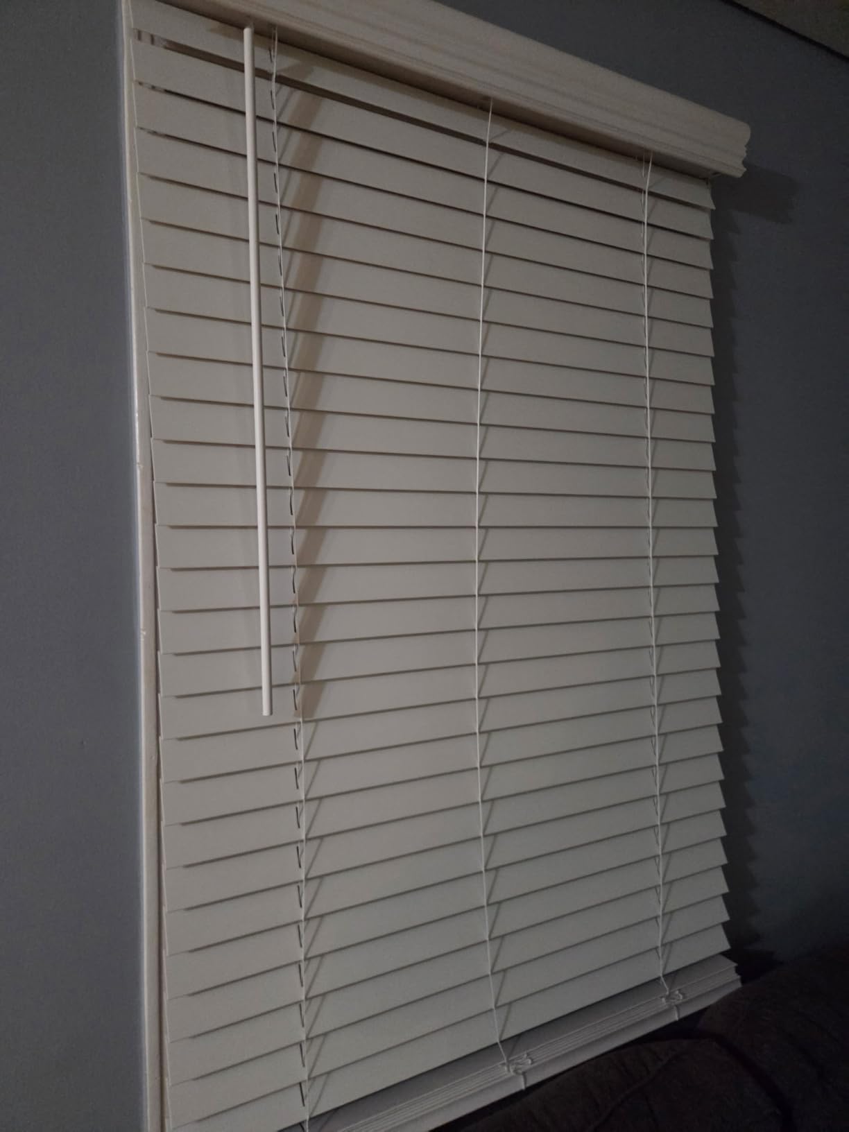 ARLO BLINDS Faux Wood Blinds with Crown Valance, 34