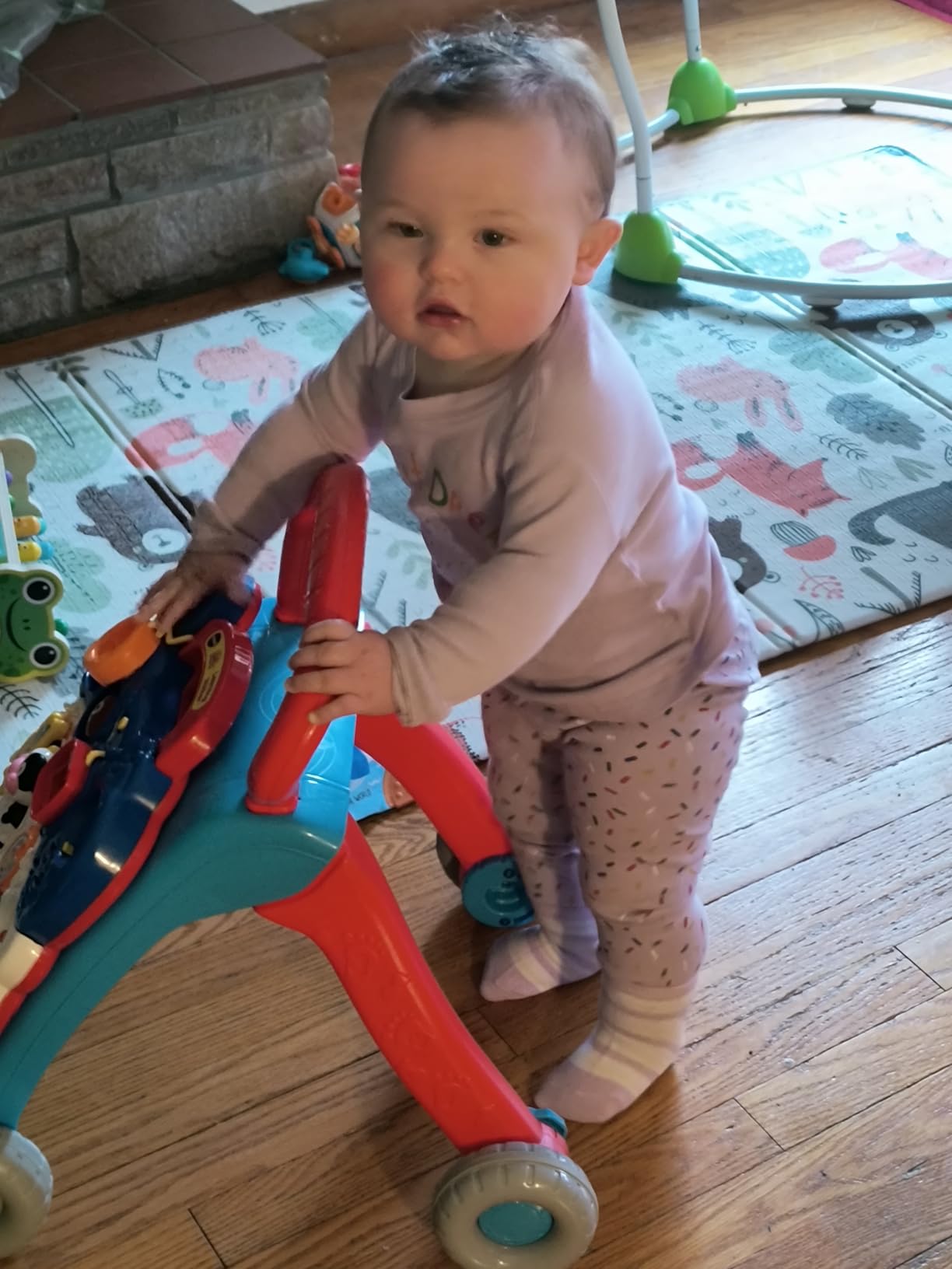 VTech Sit-to-Stand Learning Walker (Frustration Free Packaging), Blue customer photo 1
