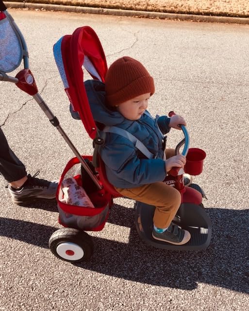 Radio Flyer Ultimate All-Terrain Stroll 'N Trike, Ages 1-5, Convertible 4-in-1 Tricycle, All-Terrain Tires, Parent Push Handle, UV Canopy, Accessories, Safety Harness, Stroller Tricycle for Toddlers customer photo 2