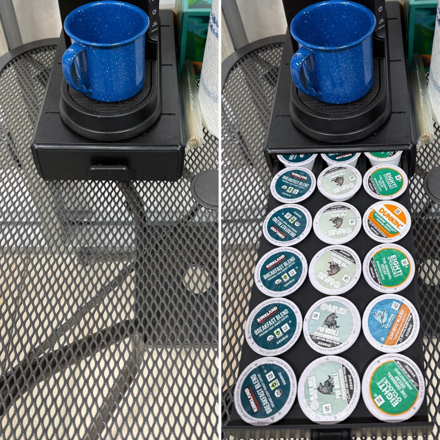 EVERIE Coffee Pod Organizer Drawer for Keurig K-Cup Pods, Holds 18 Pods - Compact, Easy-Access Design customer photo 1