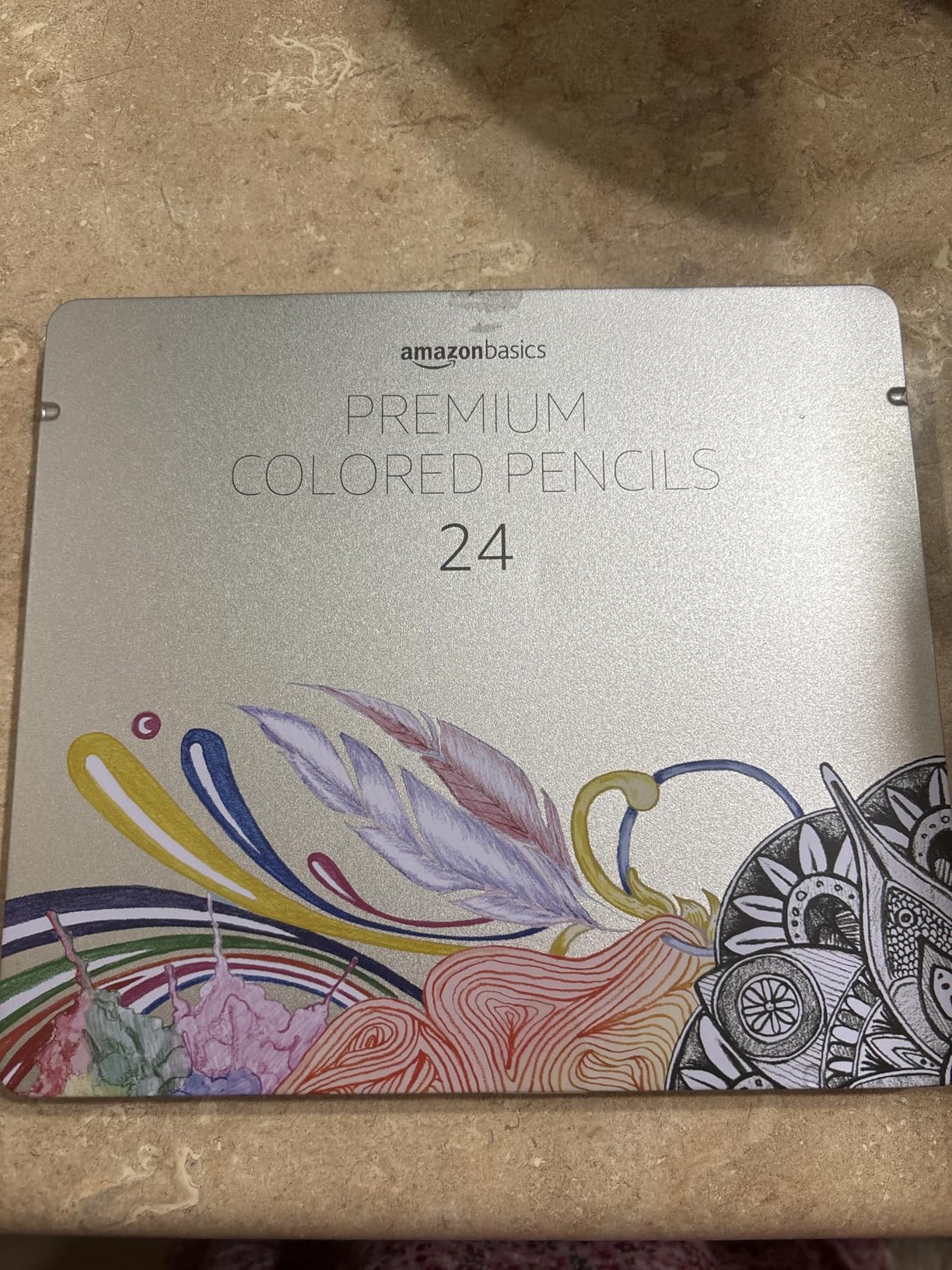 Amazon Basics Colored Pencils for Coloring and Drawing, Premium, Soft Core, Back to School Supplies, 72 Count (Pack of 1), Multicolor customer photo 1