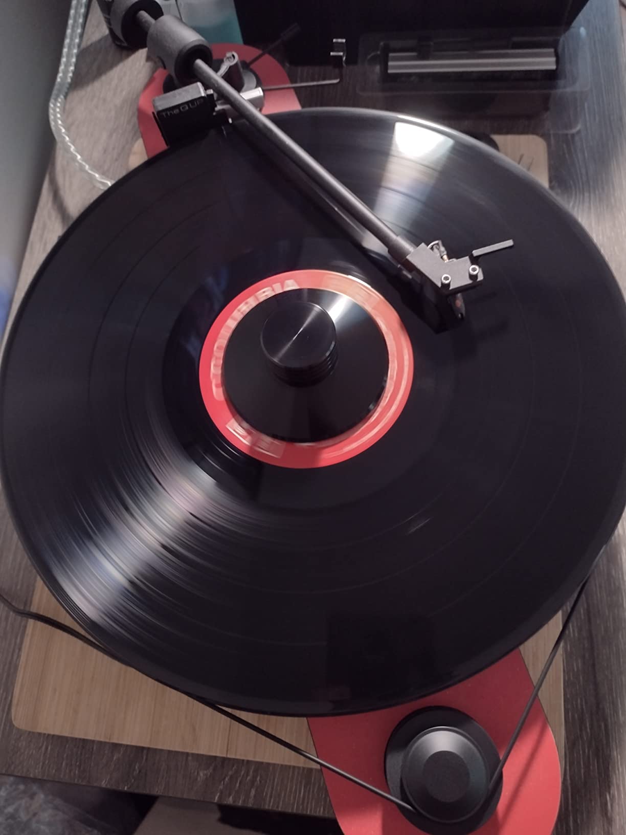Turntable Platter Mat Black Rubber Silicone Design for Universal to All LP Vinyl Record Players customer photo 2