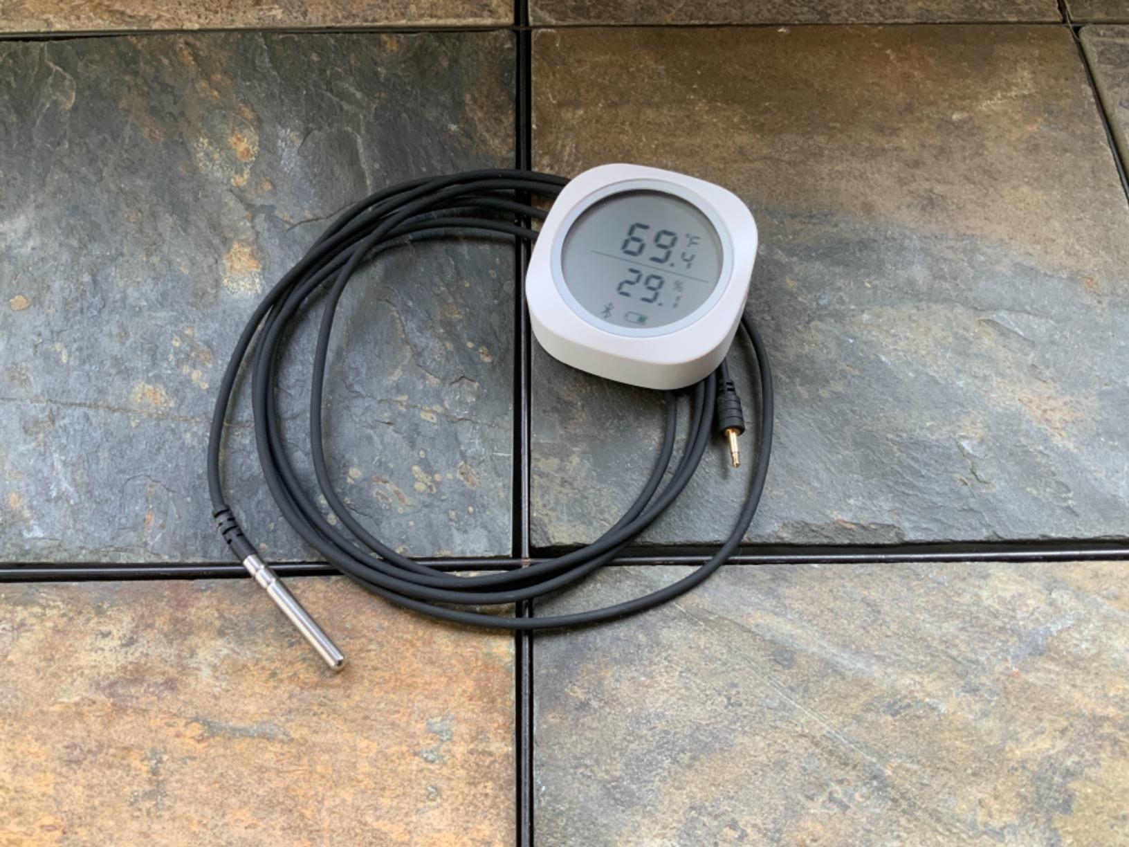 Inkbird IBS-TH1 Plus Wireless Bluetooth Temperature and Humidity Monitor Thermometer and Hygrometer Used for Brewing Meat Plant Cigar Storage (Battery not Included) customer photo 2