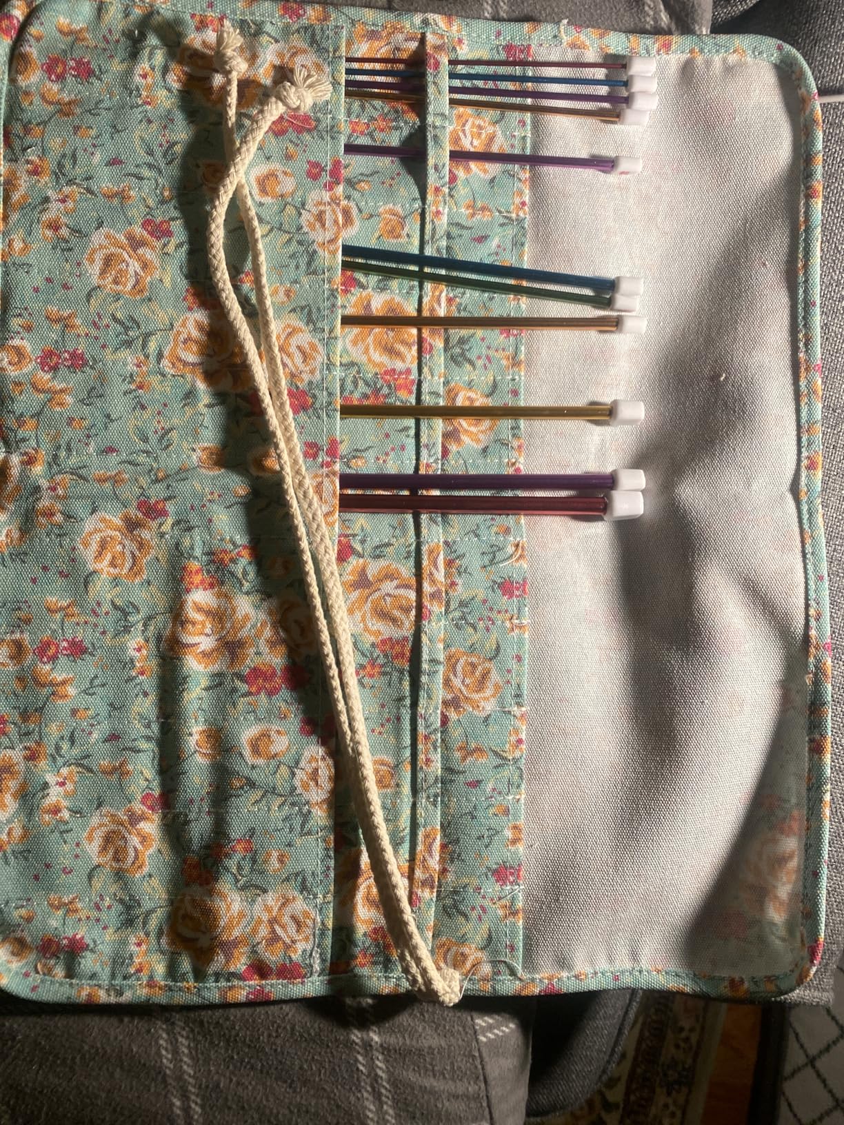Tunisian Crochet Hooks Set Afghan Crochet Hooks Aluminum Needles Tools for Beginners with Durable Cloth Case 11-Pack customer photo 1