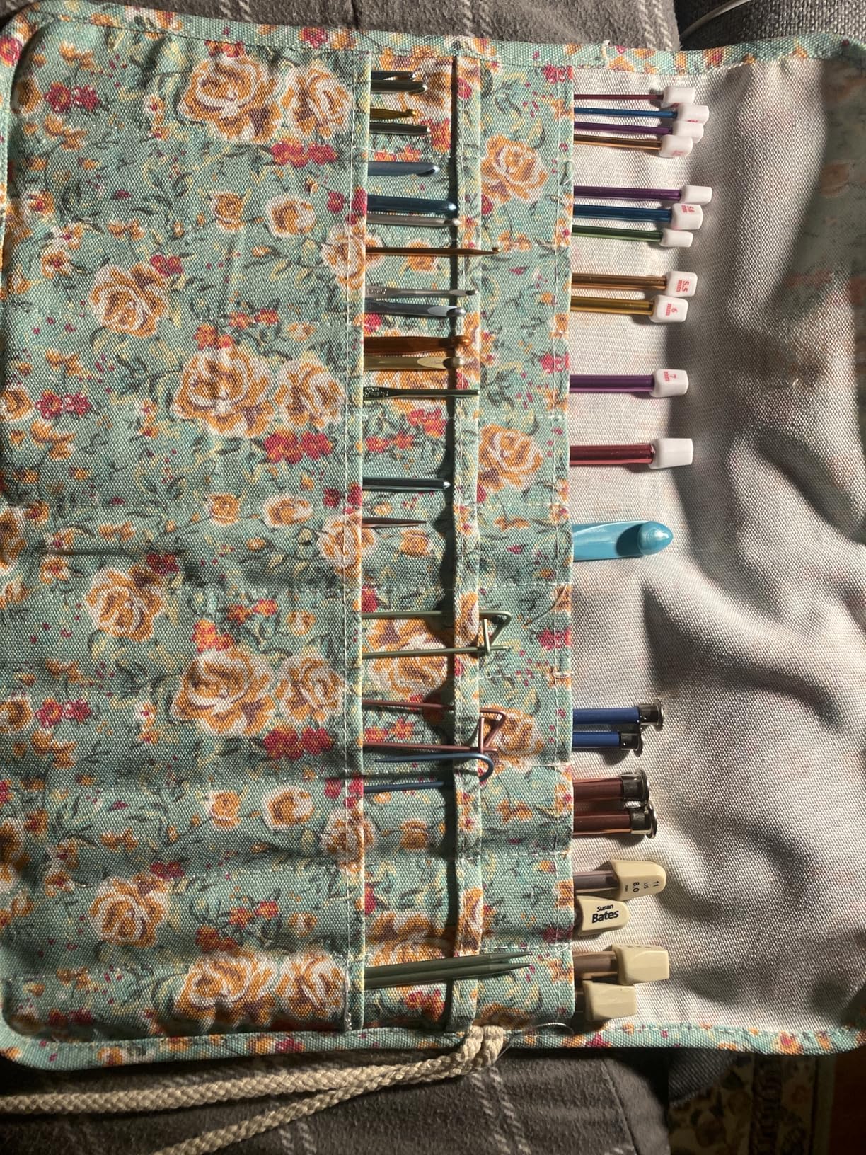 Tunisian Crochet Hooks Set Afghan Crochet Hooks Aluminum Needles Tools for Beginners with Durable Cloth Case 11-Pack customer photo 2