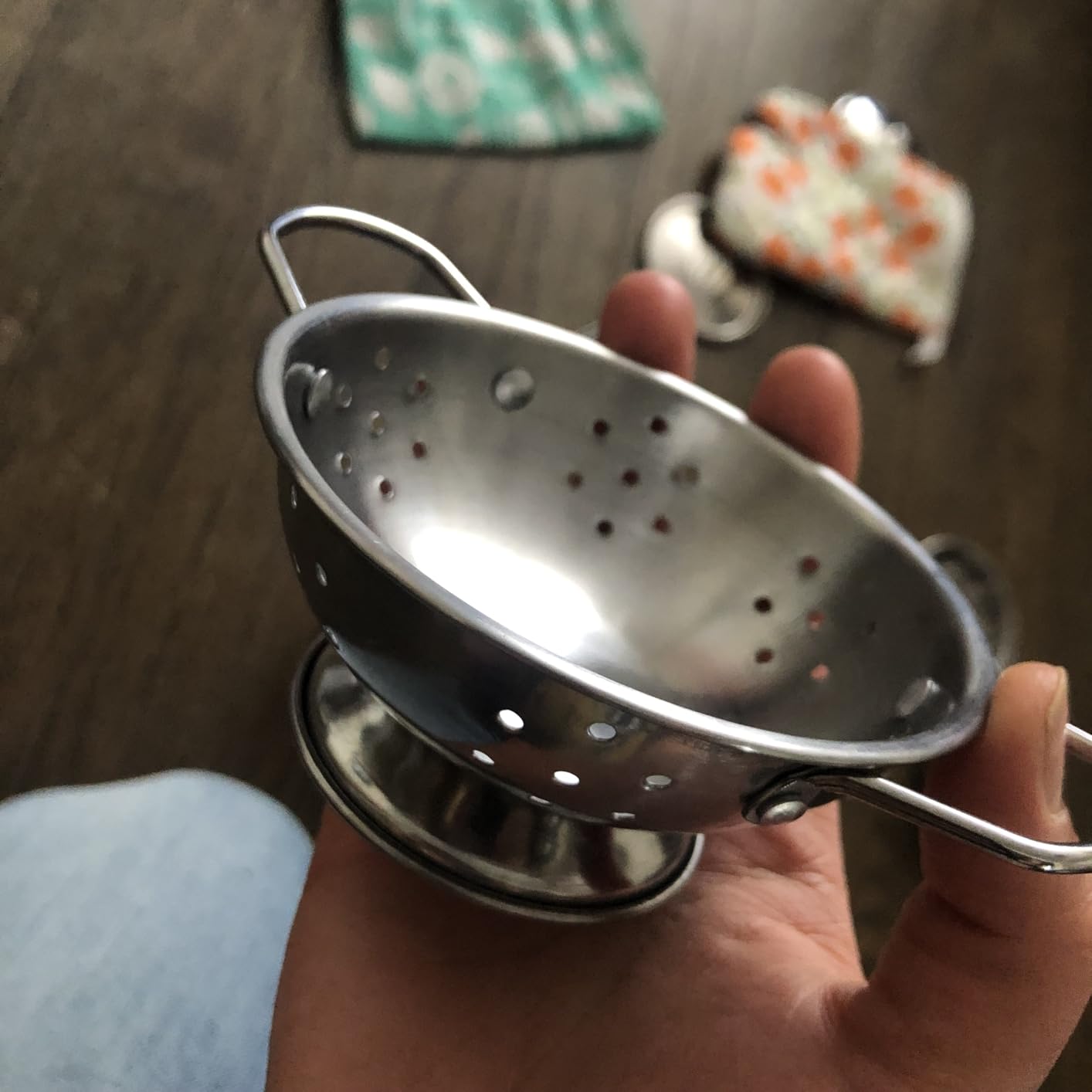 Play Pots and Pans Toys for Kids - Kitchen Playset Pretend Cookware Mini Stainless Steel Cooking Utensils Development Toys for Toddlers & Children Ages 3 Years and up customer photo 1