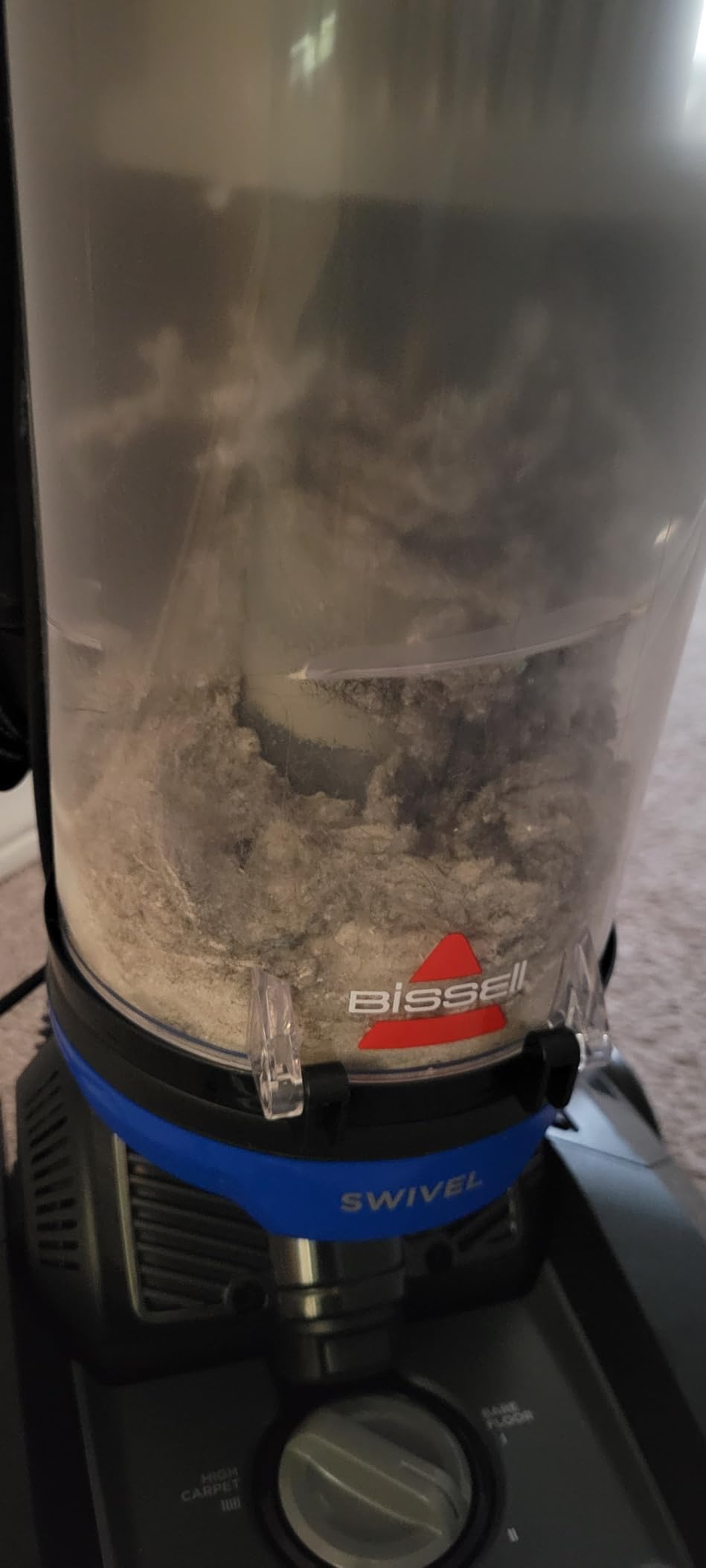 Bissell 2254 CleanView Swivel Rewind Pet Upright Bagless Vacuum, Automatic Cord Rewind, Swivel Steering, Powerful Pet Hair Pickup, Specialized Pet Tools, Large Capacity Dirt Tank, Teal customer photo 1