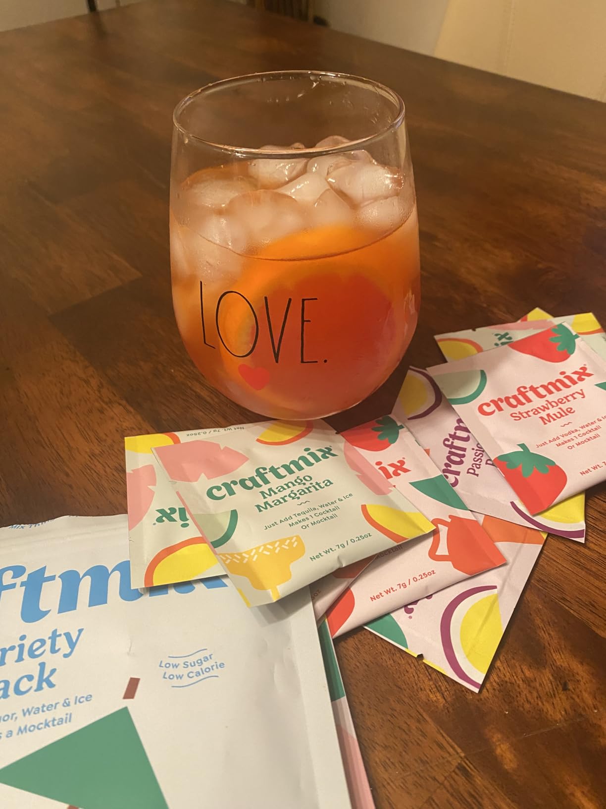Craftmix Variety Pack Cocktail & Mocktail Drink Mixer, Skinny Mixes - 12 Pack customer photo 2