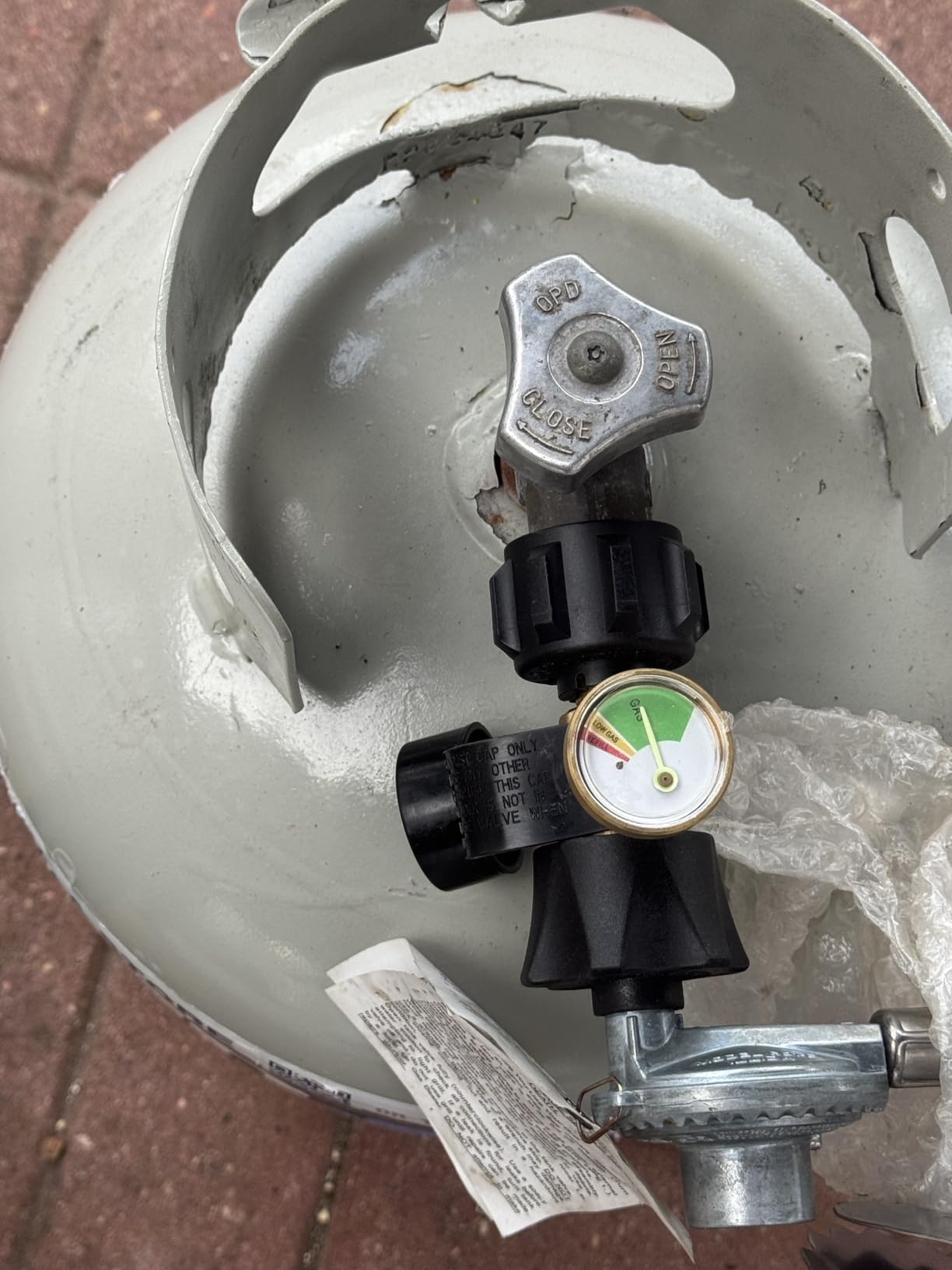 GasSaf Propane Tank Gas Gauge Leak Detector - Universal for QCC1 Type1 Propane Tank Gas Pressure Meter customer photo 1
