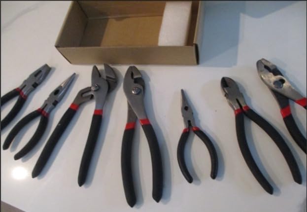 FASTPRO 7-piece Utility Pliers Set, Includes Slip Joint, Long Nose, Diagonal, Groove Joint, Linesman, and Mini Long Nose Pliers customer photo 2