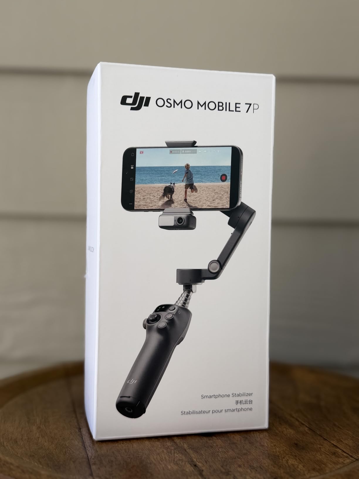 DJI Osmo Mobile 7P Gimbal Stabilizer for iPhone, Android, Native Tracking, Lighting, 3-Axis Phone Gimbal, Quick Launch, One-Tap Edit, Built-in Extension Rod & Tripod customer photo 1