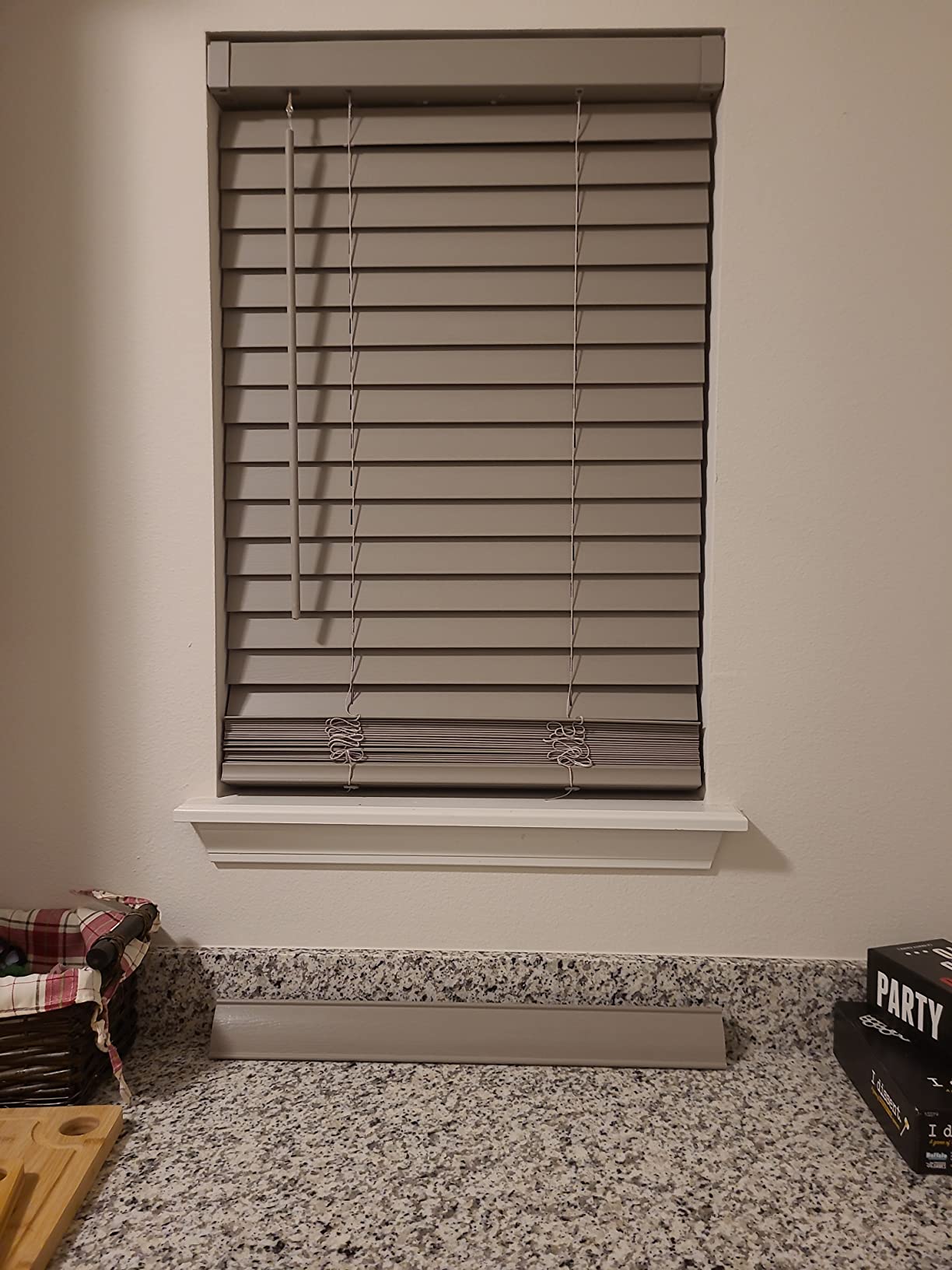 Achim Home Decor Cordless Room Darkening Plantation Blind, 34