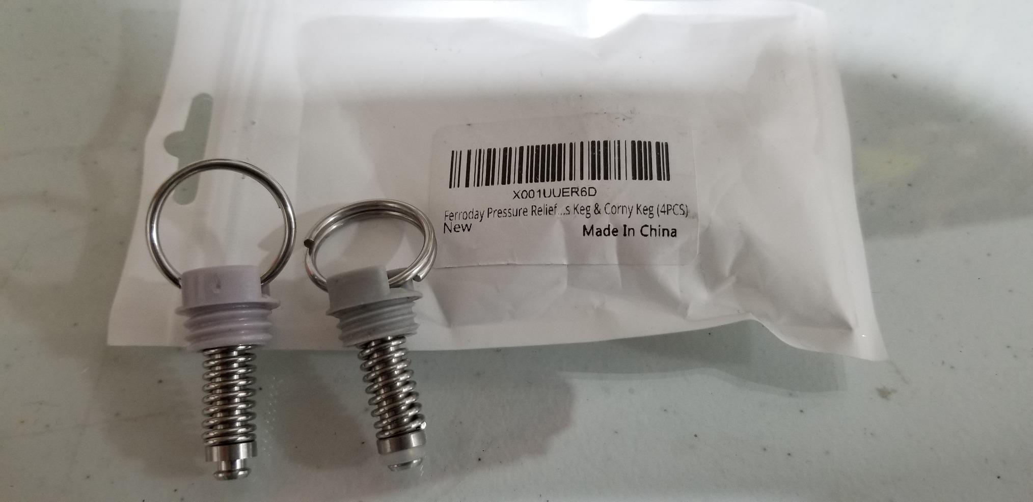 FERRODAY 4PCS Corny Keg Pressure Relief Valve, Plastic Ball Lock Keg Lid Relief Valve for Cornelius Corny Keg Lid Brewing Equipment Replacement Kit customer photo 2