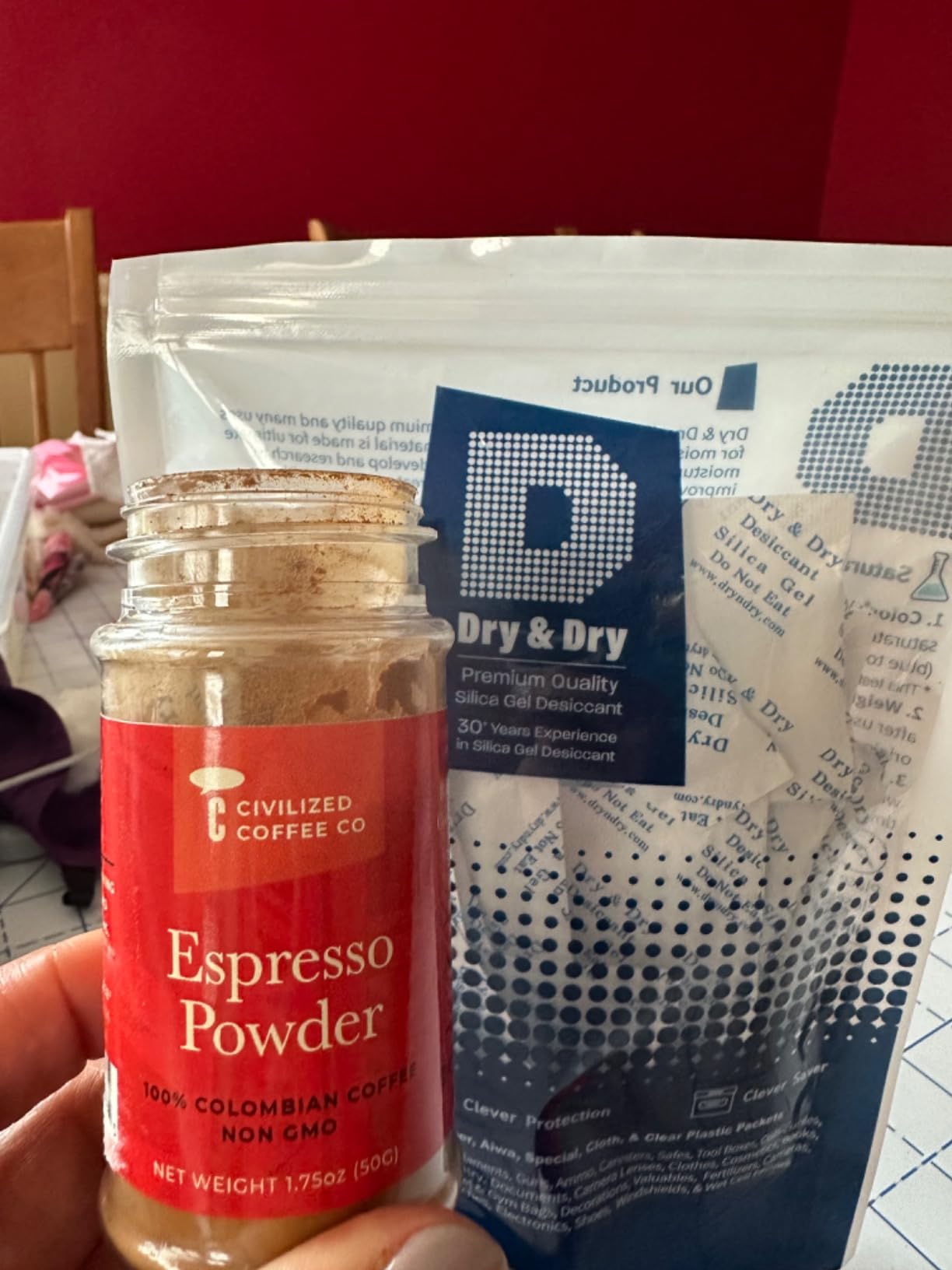 Civilized Coffee Espresso Powder - Premium Colombian Coffee for Baking, Desserts & Smoothies, Non-GMO, Medium Roast, Fine Ground (1.75 oz) customer photo 1