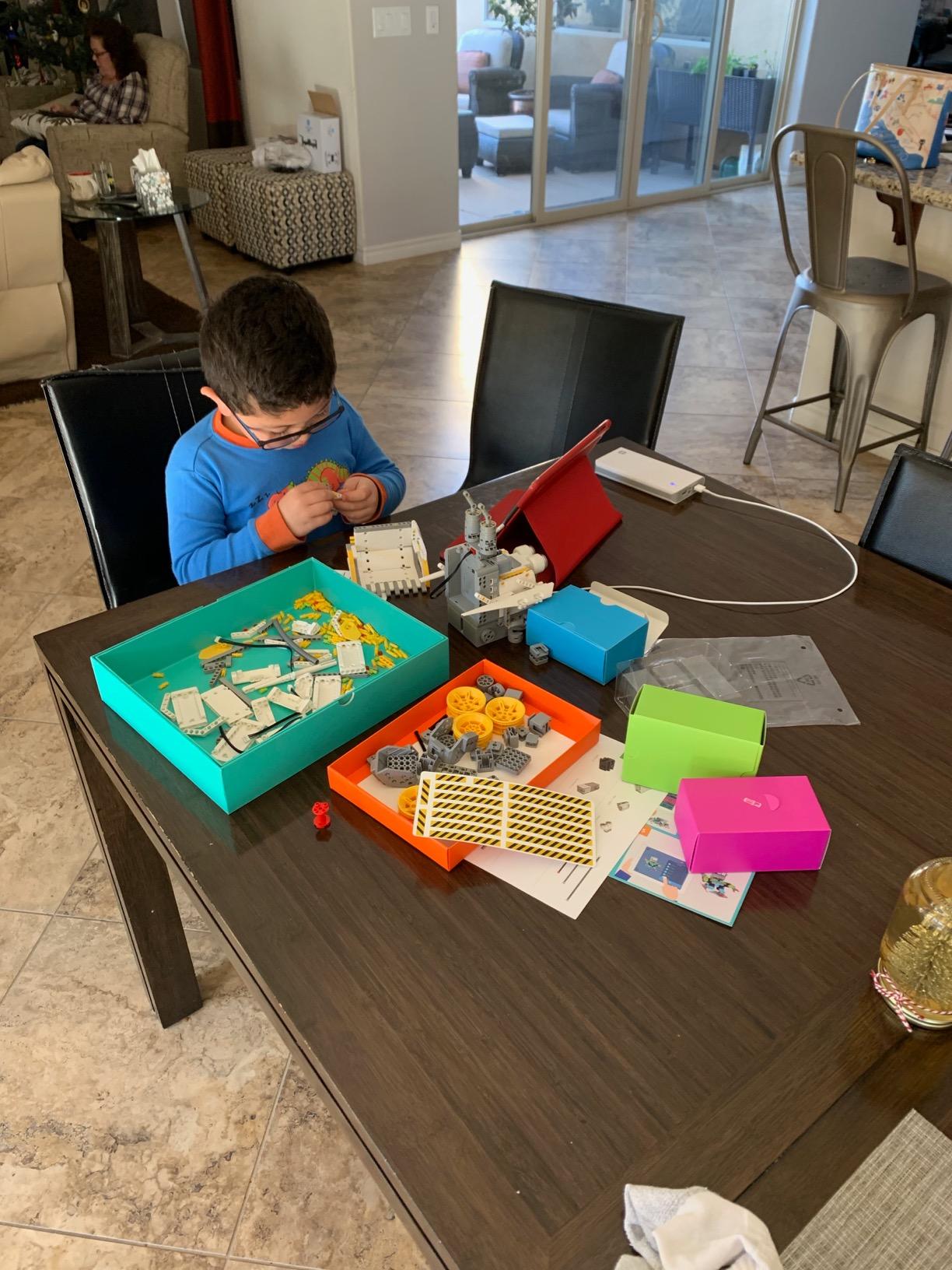 UBTECH JIMU Robot BuilderBots Series: Overdrive Kit/App-Enabled Building and Coding STEM Learning Kit (410 Parts and Connectors) customer photo 1