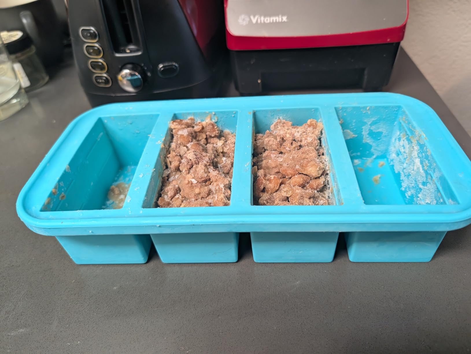 Souper Cubes 1 Cup Silicone Freezer Molds - Soup Cubes Perfect for Freezing Broth, Rice, Leftovers and More - Silicone Freezer Trays with Lids for Meal Prep - Aqua - 1-Pack customer photo 1