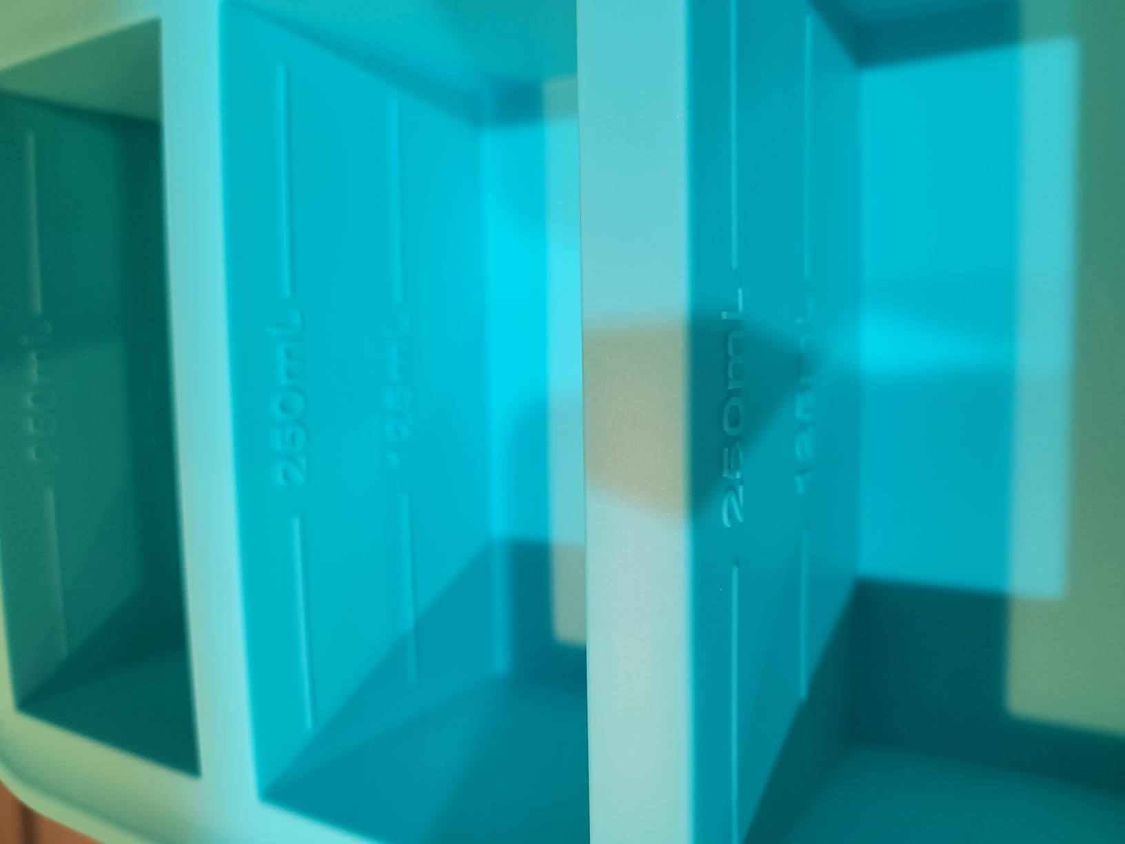 Souper Cubes 1 Cup Silicone Freezer Molds - Soup Cubes Perfect for Freezing Broth, Rice, Leftovers and More - Silicone Freezer Trays with Lids for Meal Prep - Aqua - 1-Pack customer photo 2