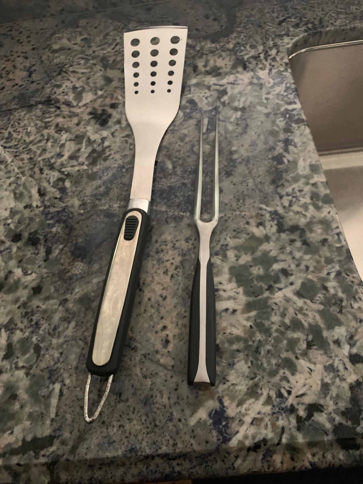 Kilajojo Chef Pro Stainless Steel Carving Fork 12 Inch customer photo 2