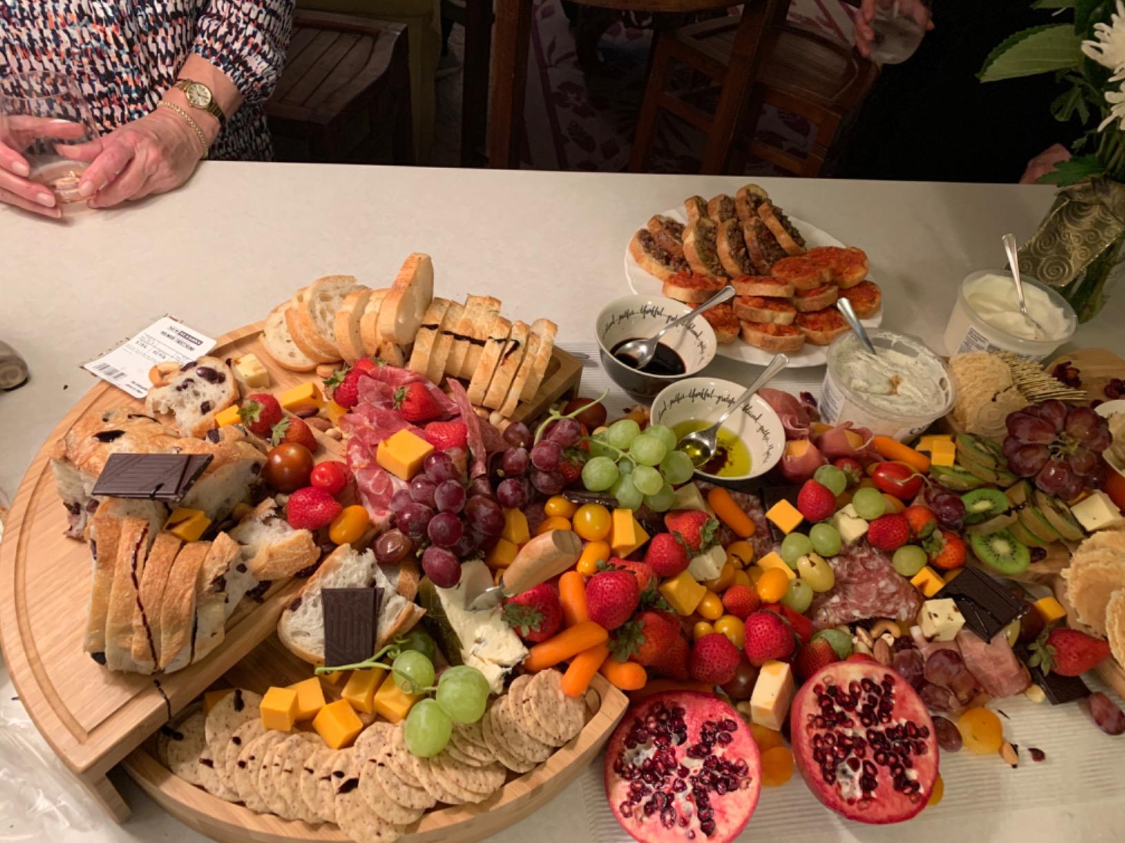 Picnic at Ascot Multi-Level Cheese/Charcuterie Board - Patented Unique Design Stores as a Wedge customer photo 1