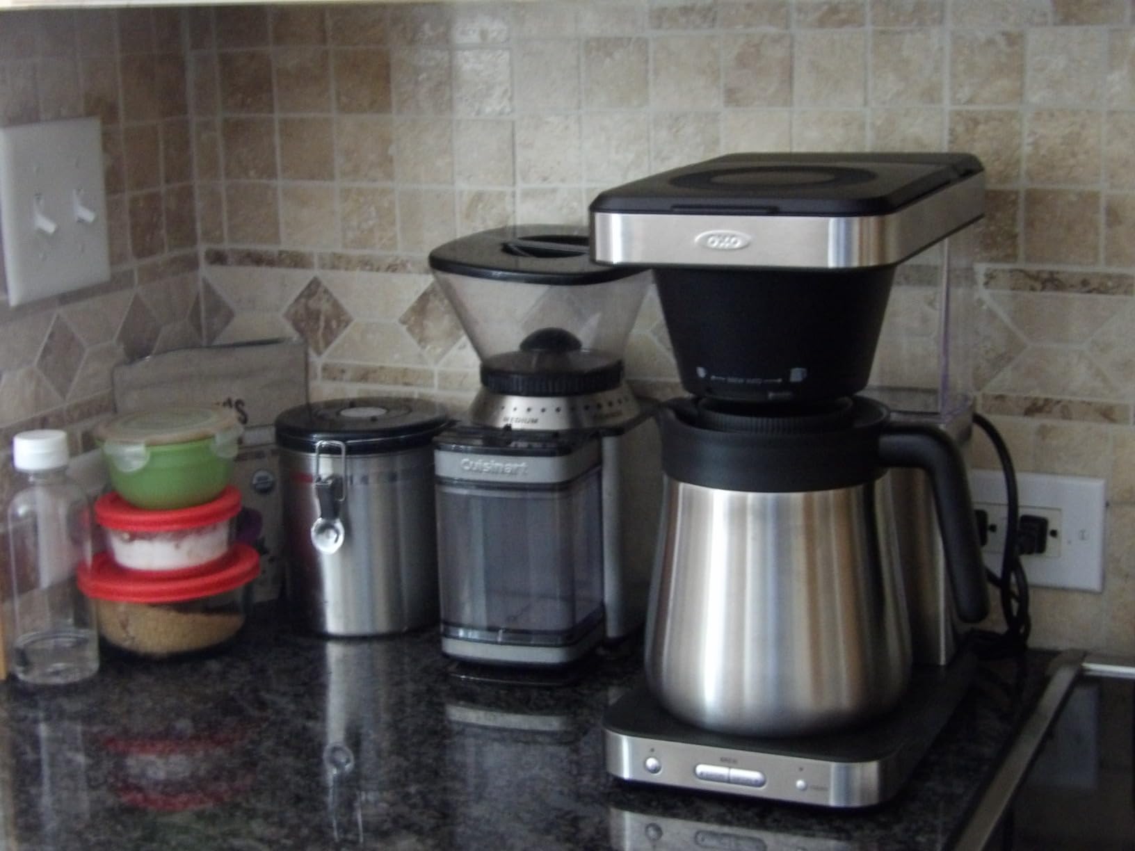 OXO Brew 8-Cup Coffee Maker - Single-Serve & Carafe, Thermal Stainless Steel, SCA Certified customer photo 1