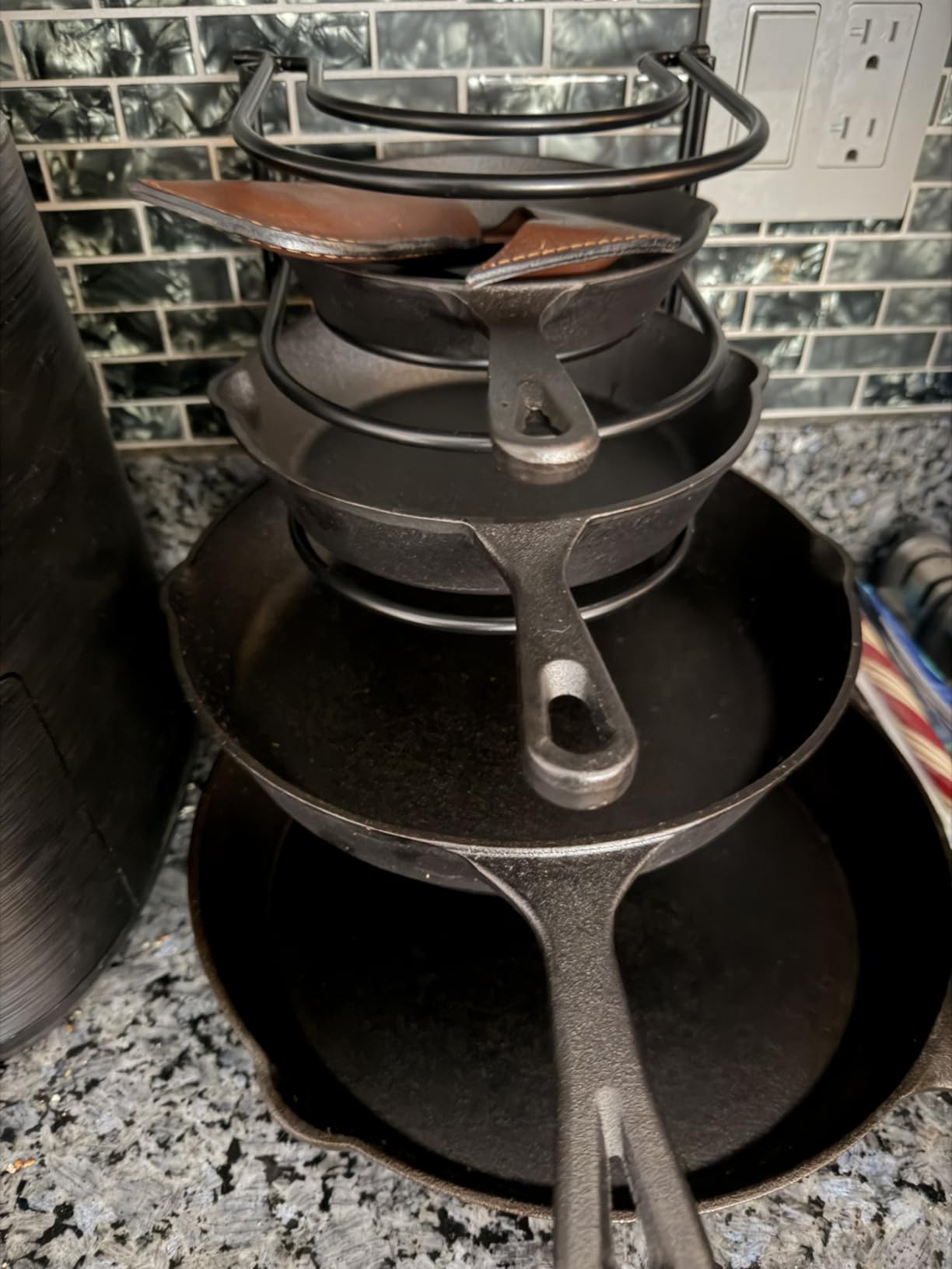Cuisinel Heavy Duty Pots and Pans Organizer Rack - 12.2