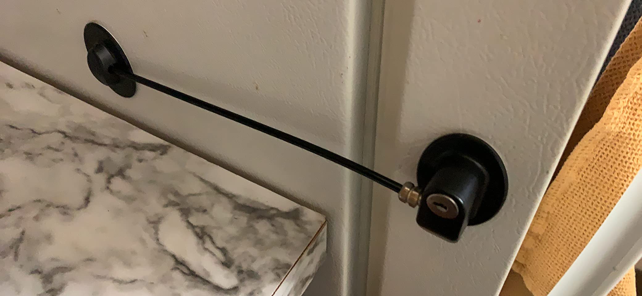 REZIPO Refrigerator Door Lock with 2 Keys, File Drawer Lock, Freezer Door Lock and Child Safety Cabinet Lock customer photo 2
