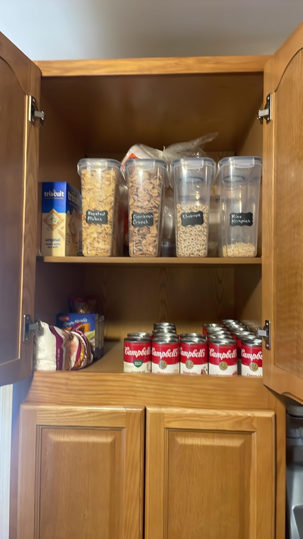 Cereal Containers Storage Set - 4 Piece Airtight Large Food Storage Containers (135.2oz), BPA Free customer photo 2