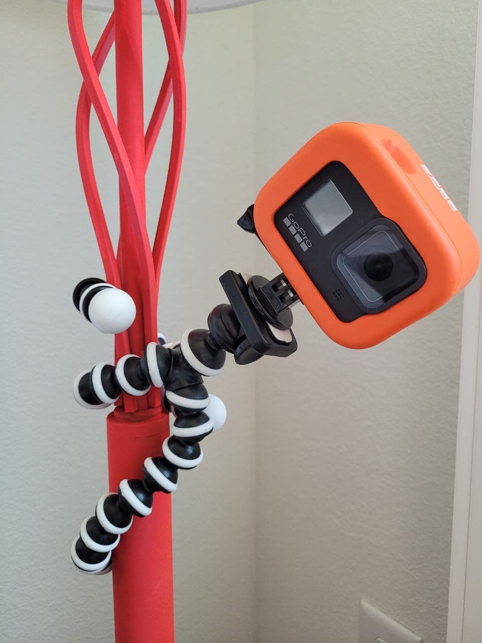 Digicharge 10'' Octopus Flexible Tripod Camera + Action Cam Mount Stand, Compatible with GoPro Lit Hero, Hero13 Max 2 Hero12 13 12 11 Mini 10 9 8 Fusion DJI Osmo Action 5 Akaso Brave Apeman Cam customer photo 1