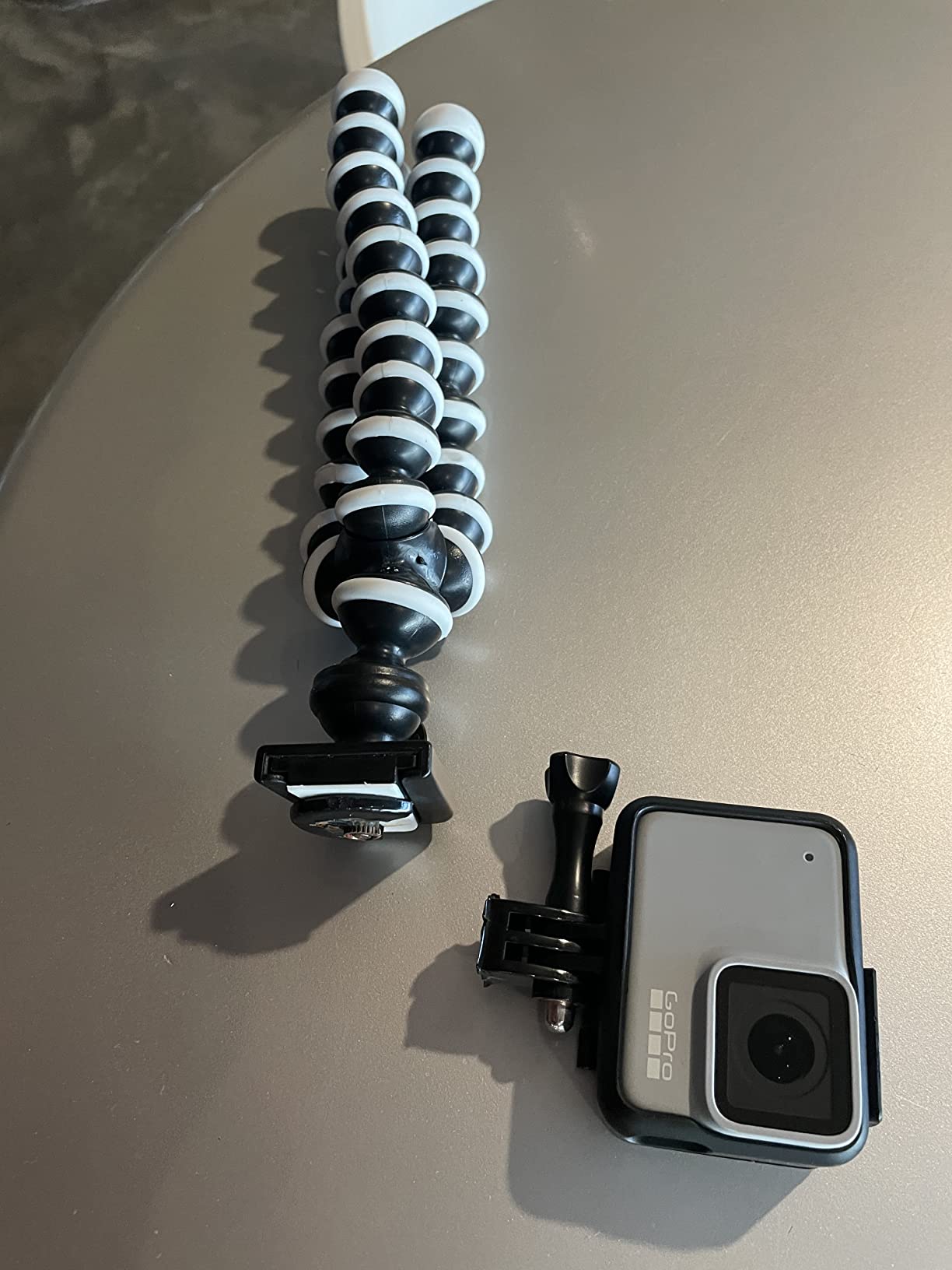 Digicharge 10'' Octopus Flexible Tripod Camera + Action Cam Mount Stand, Compatible with GoPro Lit Hero, Hero13 Max 2 Hero12 13 12 11 Mini 10 9 8 Fusion DJI Osmo Action 5 Akaso Brave Apeman Cam customer photo 2