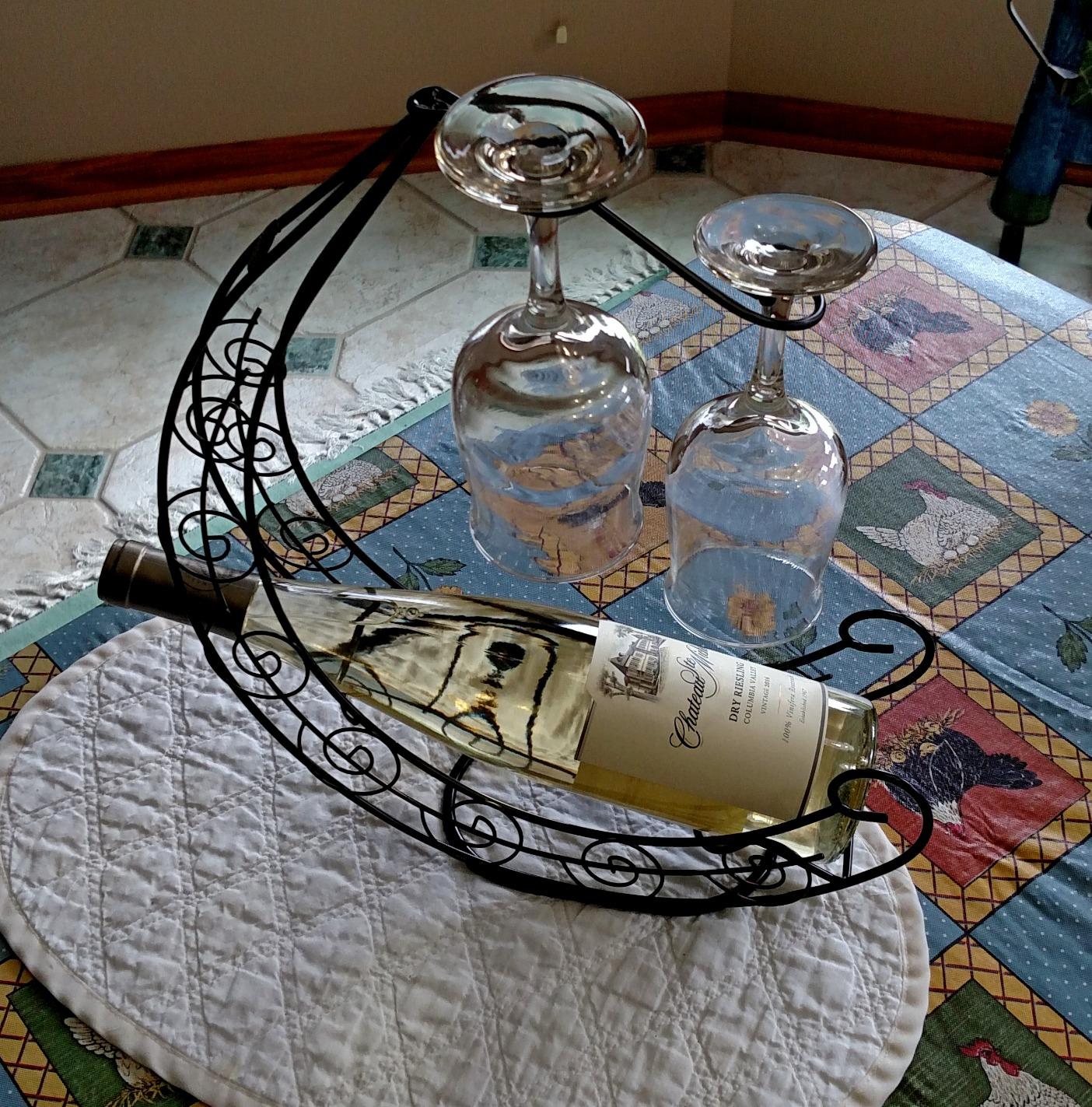 Fantasee - Wine Glass Holder, Tabletop Stemware Rack with 6 Wine Glass Drying Rack Stand customer photo 1