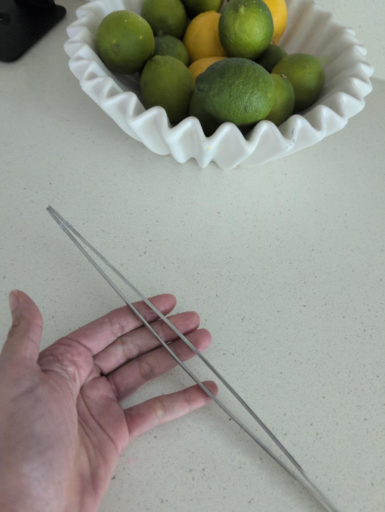 12 Inch Kitchen Tweezers Fine Tweezer Tongs, MSY BIGSUNNY Stainless Steel Food Tweezers Multi-function Precision Serrated Tips Cooking Tongs customer photo 1