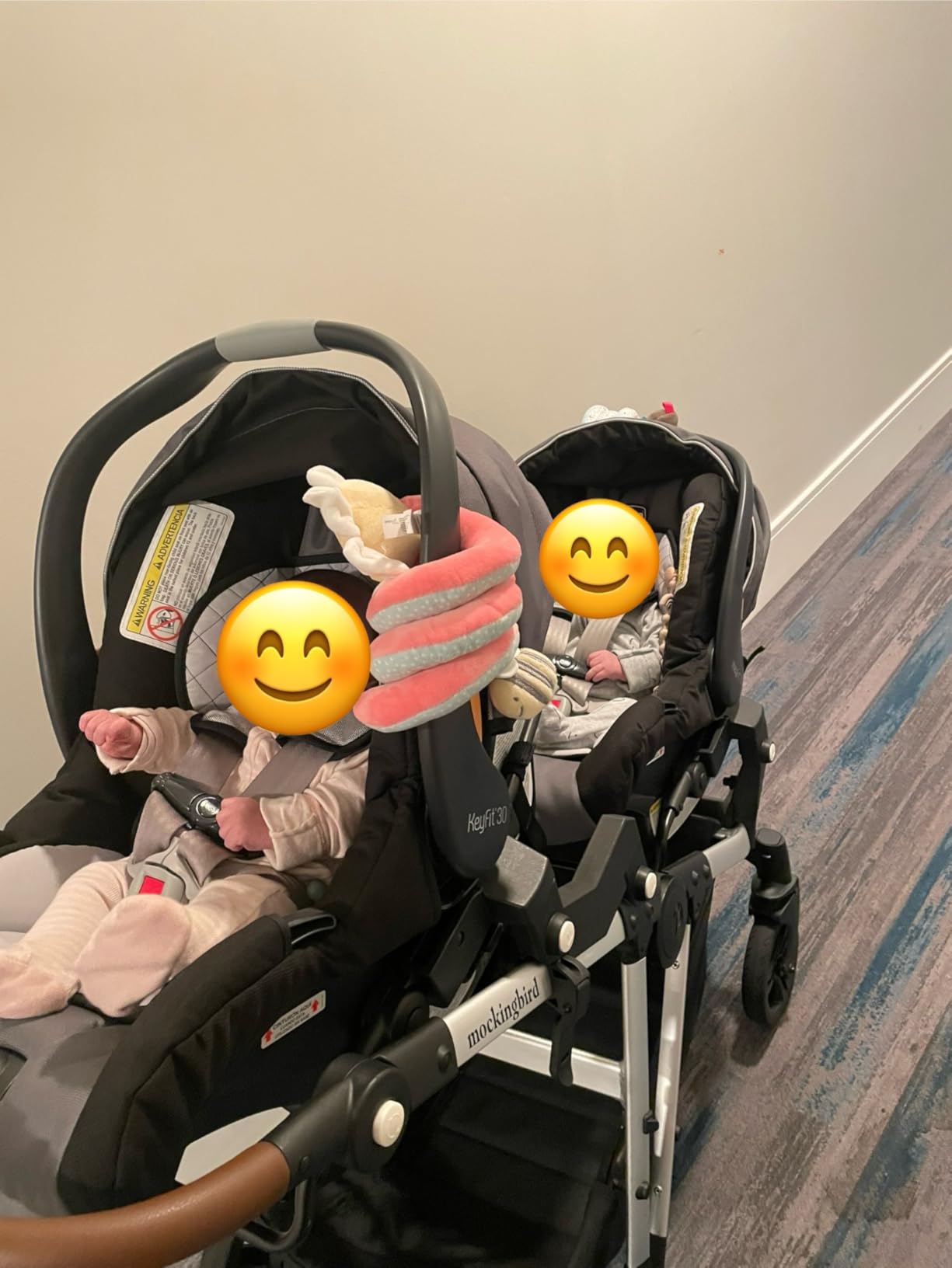Chicco KeyFit Infant Car Seat and Base, Rear-Facing Seat for Infants 4-22 lbs., Includes Infant Head and Body Support customer photo 2