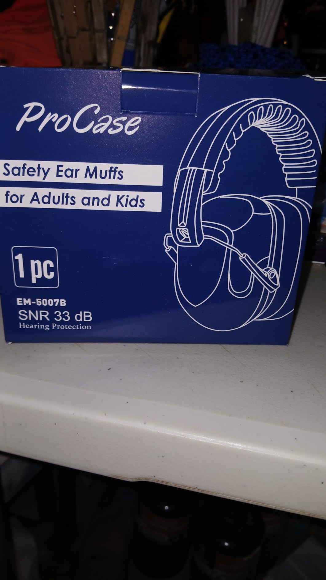 ProCase Noise Reduction Ear Muffs, Sound Proof Ear Protection, NRR 28dB Noise Cancelling Headphones for Adults Kids Autism, Hearing Protection for Shooting Gun Range Mowing -Red customer photo 2
