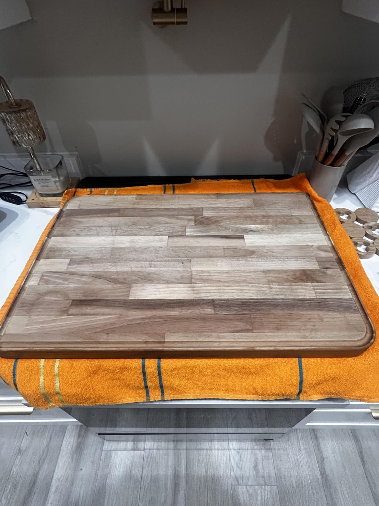 WALRUS OIL - Cutting Board Oil and Wood Wax Set. For Cutting Boards, Butcher Blocks, Wooden Spoons, and Bowls. 100% Food-Safe. customer photo 2