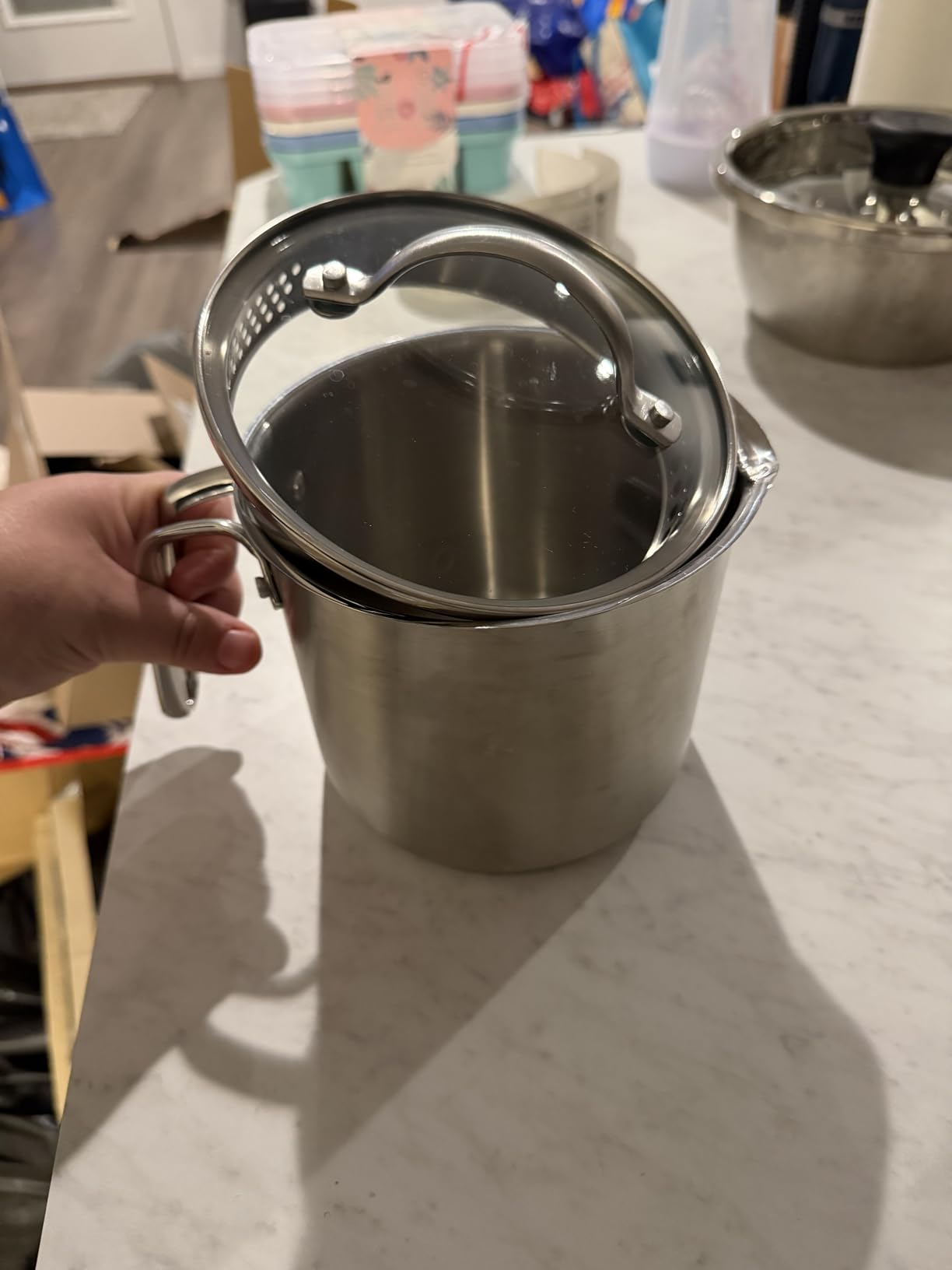 1.5 Quart Stainless Steel Saucepan With Pour Spout, Saucepan With Lid, Mini Milk Pan With Spout - Perfect For Boiling Milk, Sauce, Gravies, Pasta, Noodles customer photo 2