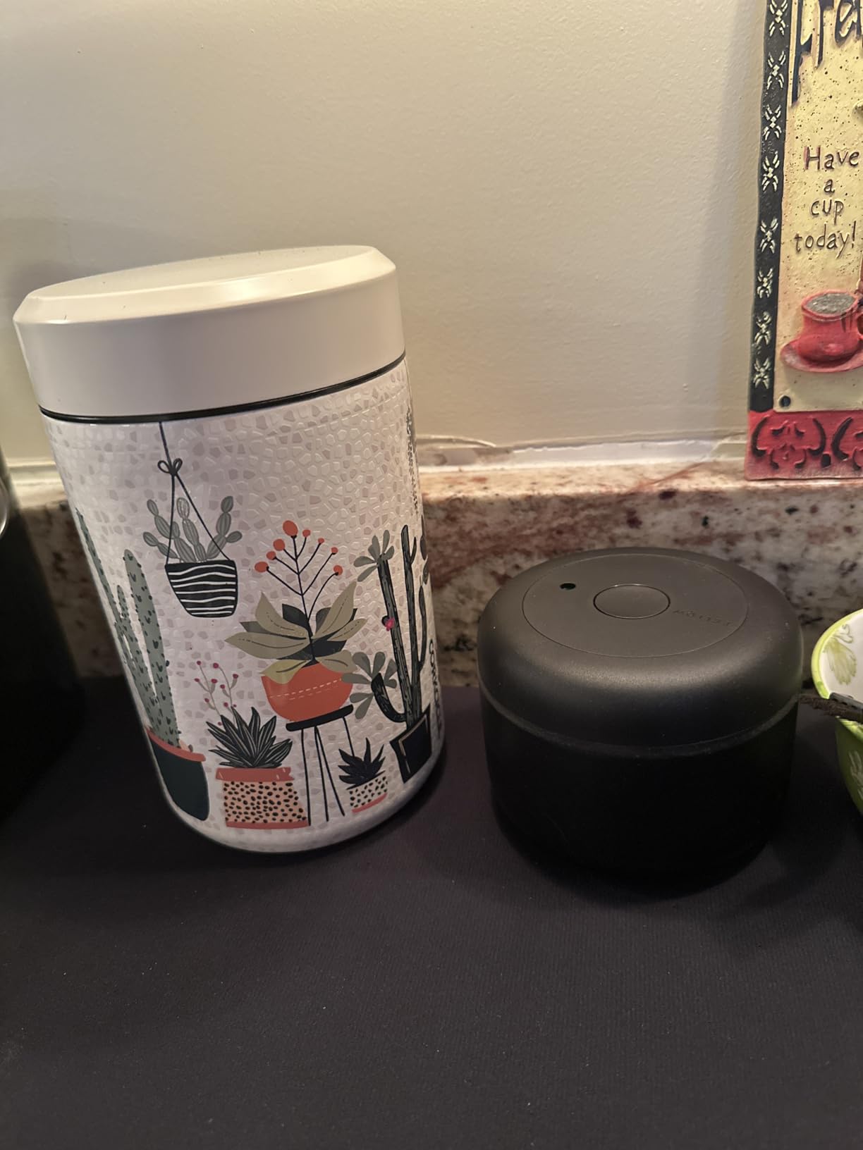 Fellow Atmos Vacuum Coffee Canister & Food Storage Container - 1.2 Liter Canister holds up to 16 oz of Coffee Beans - Airtight Food Storage Containers - Clear Glass customer photo 2