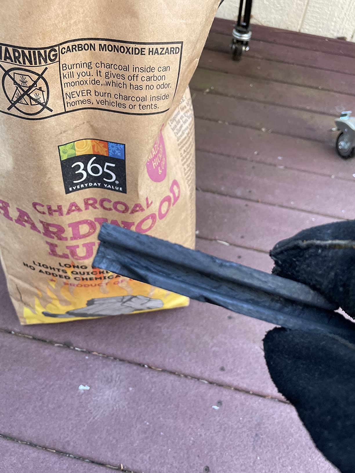 365 by Whole Foods Market, Charcoal Lump, 128 Ounce customer photo 1