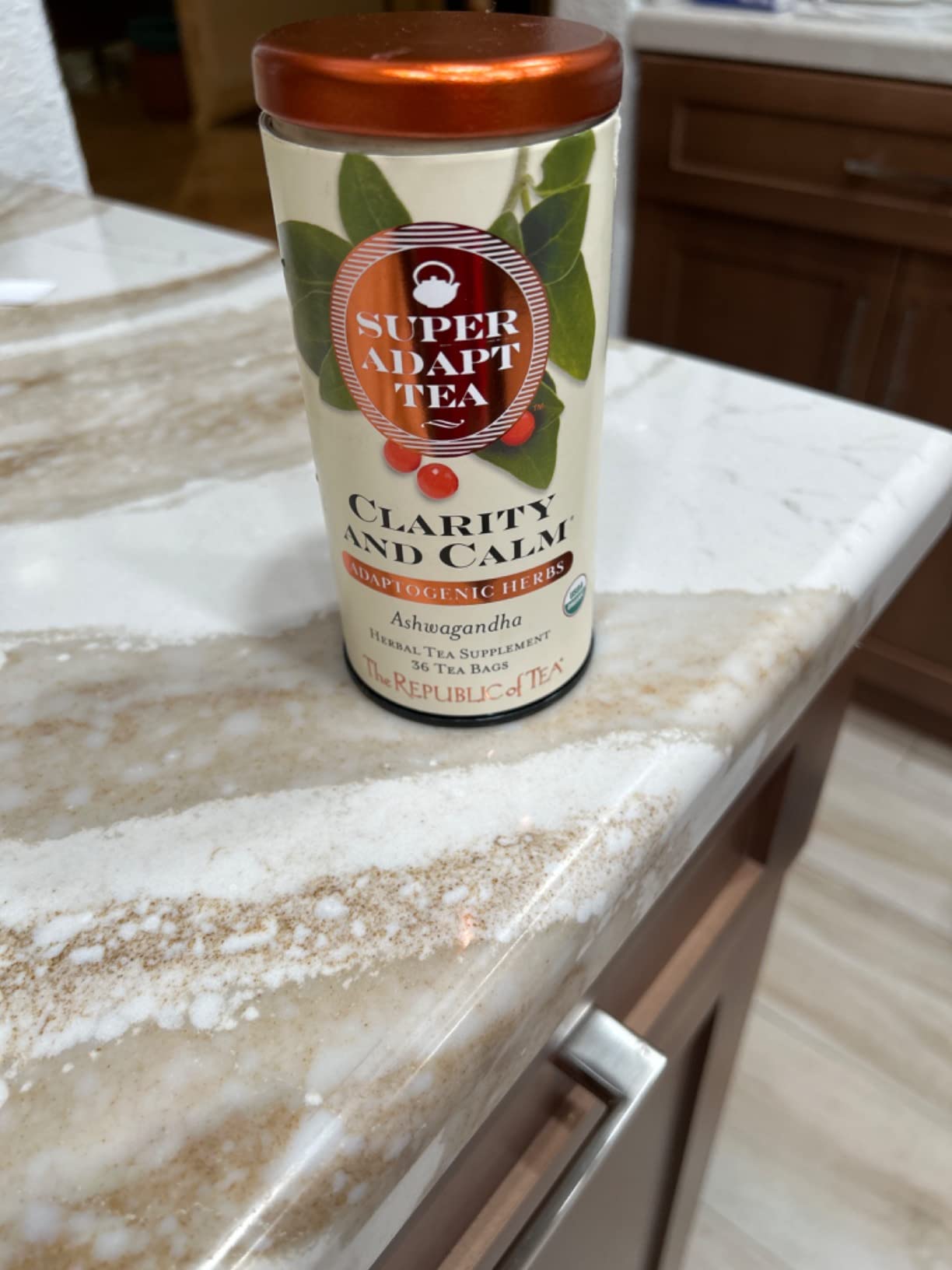 The Republic of Tea - Clarity and Calm SuperAdapt Herbal Tea, 36 Tea Bags, Organic, Caffeine Free, Ashwagandha customer photo 2