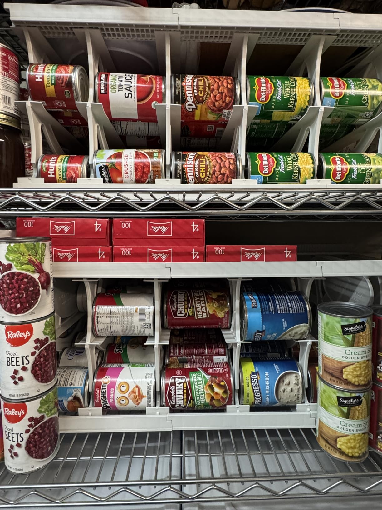 Shelf Reliance Cansolidator Pantry Plus - 1-Pack Can Organizer for Pantry, Holds 60 Cans customer photo 1