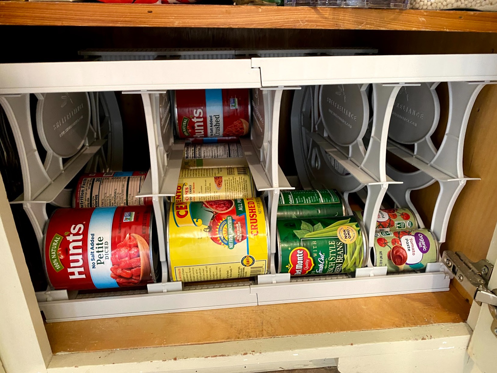 Shelf Reliance Cansolidator Pantry Plus - 1-Pack Can Organizer for Pantry, Holds 60 Cans customer photo 2