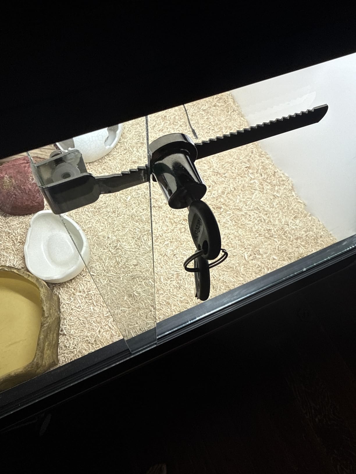 Sliding Glass Door Ratchet Lock with Chrome Finish, Keyed Alike Showcase Display - 2 Pack customer photo 2