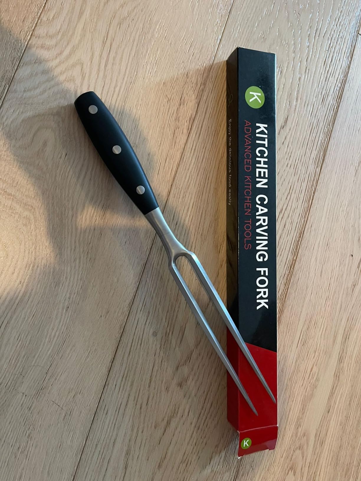 Carving Fork, Meat Fork, 12 Inch Cooking Fork, Stainless Steel BBQ Fork customer photo 1