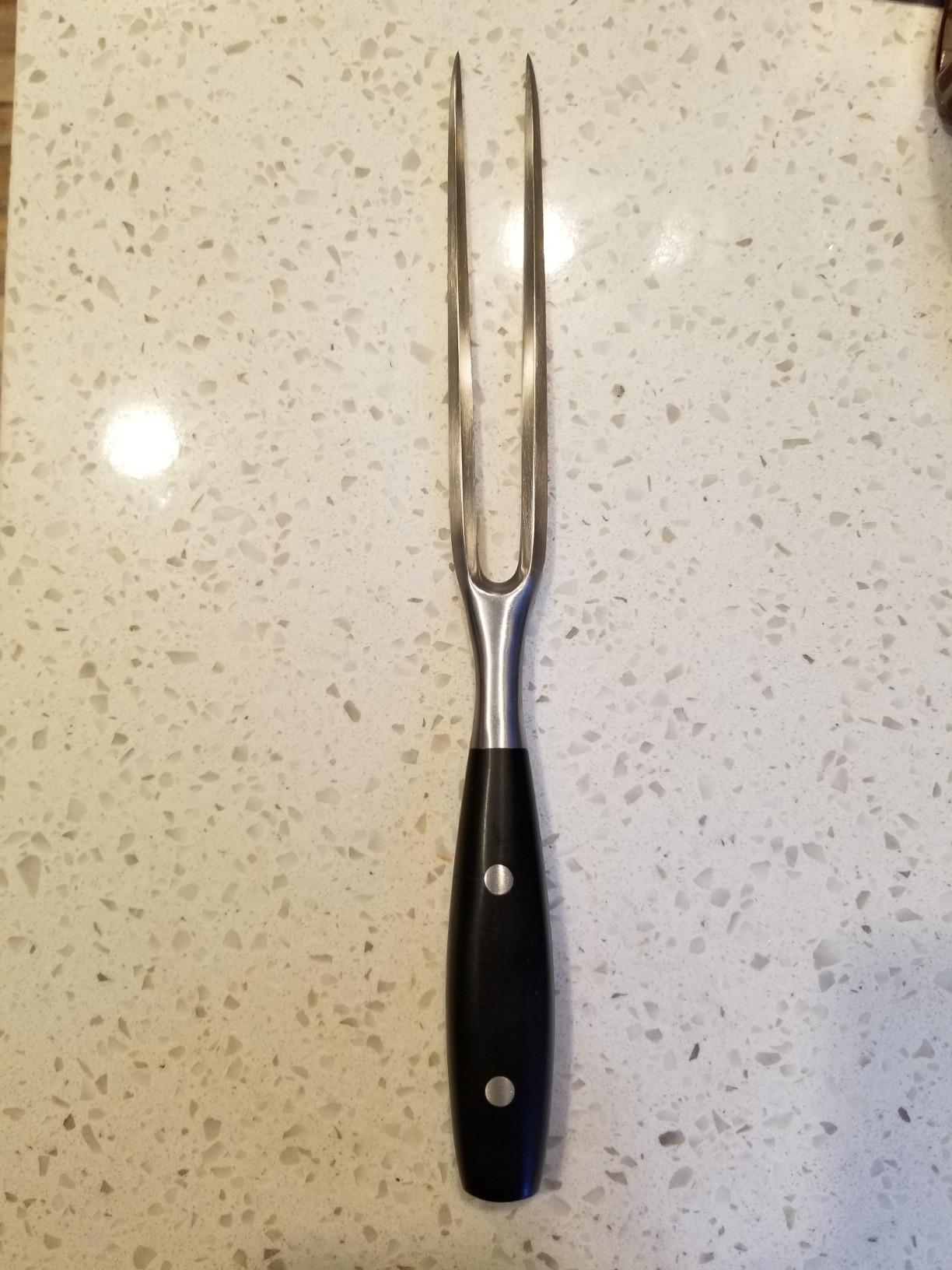 Carving Fork, Meat Fork, 12 Inch Cooking Fork, Stainless Steel BBQ Fork customer photo 2