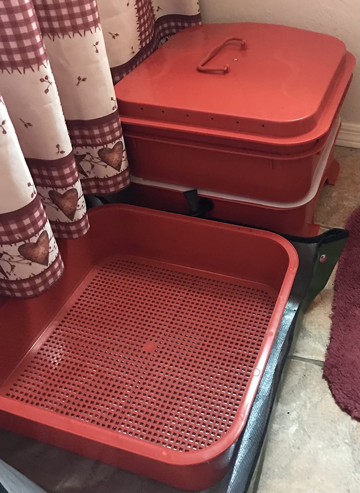 The Original VermiHut Plus 5-Tray Worm Composter - Dark Green | Indoor & Outdoor Vermicomposting Bin | Sustainable Design for Food Waste Recycling customer photo 1