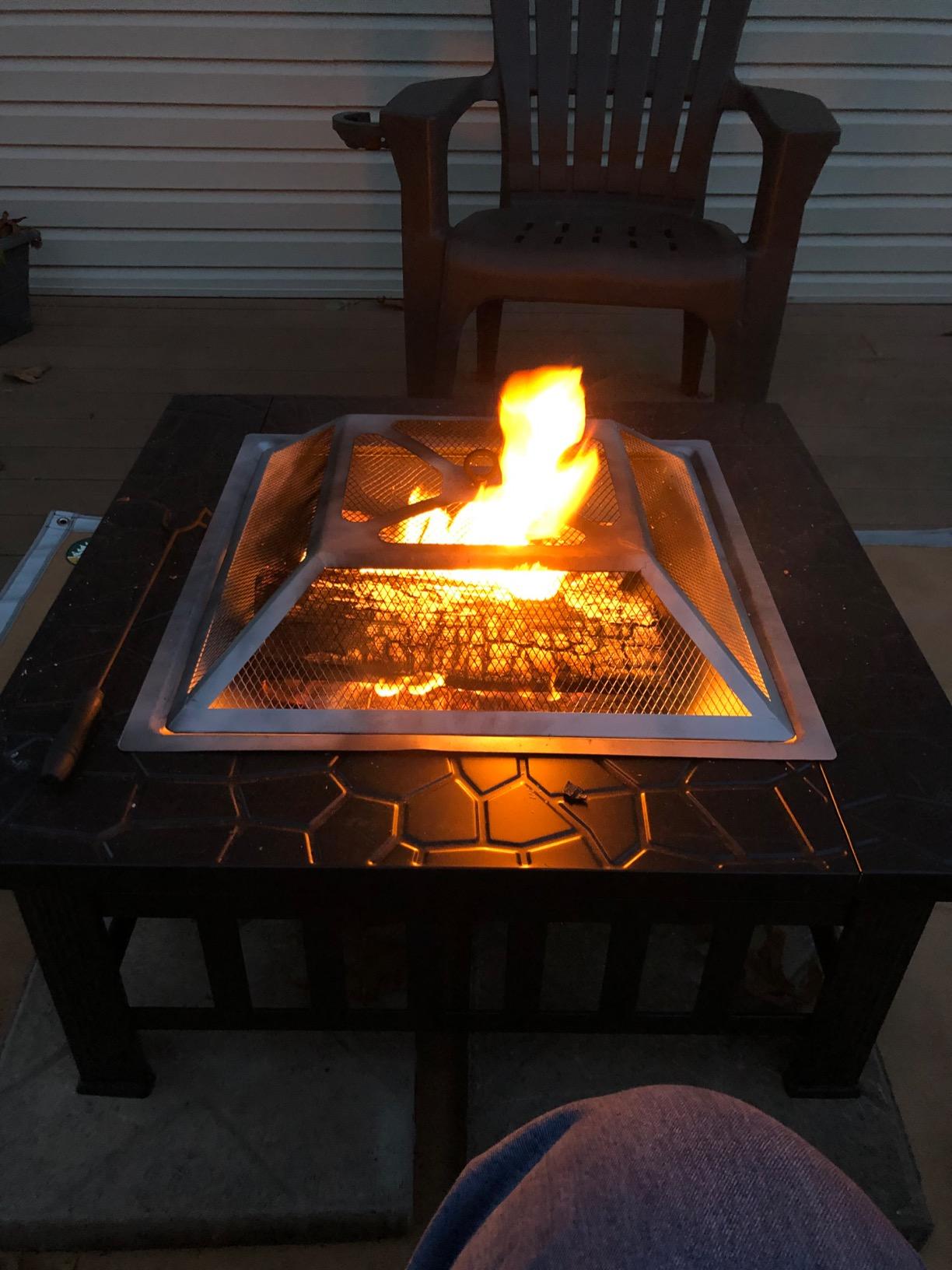Fireside Outdoor Portable Fire Pit Mat for Under Grills - Under Grill Mats for Outdoor Grill Deck Protector, Solo Fire Pit Accessories, Fireproof Mats, BBQ Pits, Firepit - Ember Mat, 67