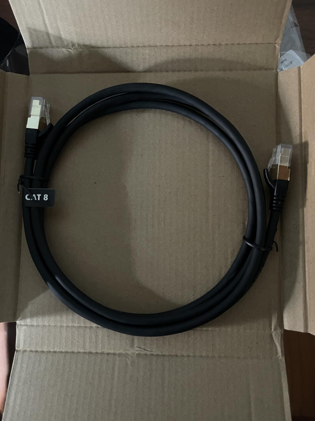 DbillionDa Cat 8 Ethernet Cable 40Gbps 2000MHz, 6FT Heavy-Duty for Indoor/Outdoor Use, High-Speed Wired Internet Cable, Gold-Plated RJ45, Weatherproof & UV Resistant for Gaming, PC, Router, Modem customer photo 1
