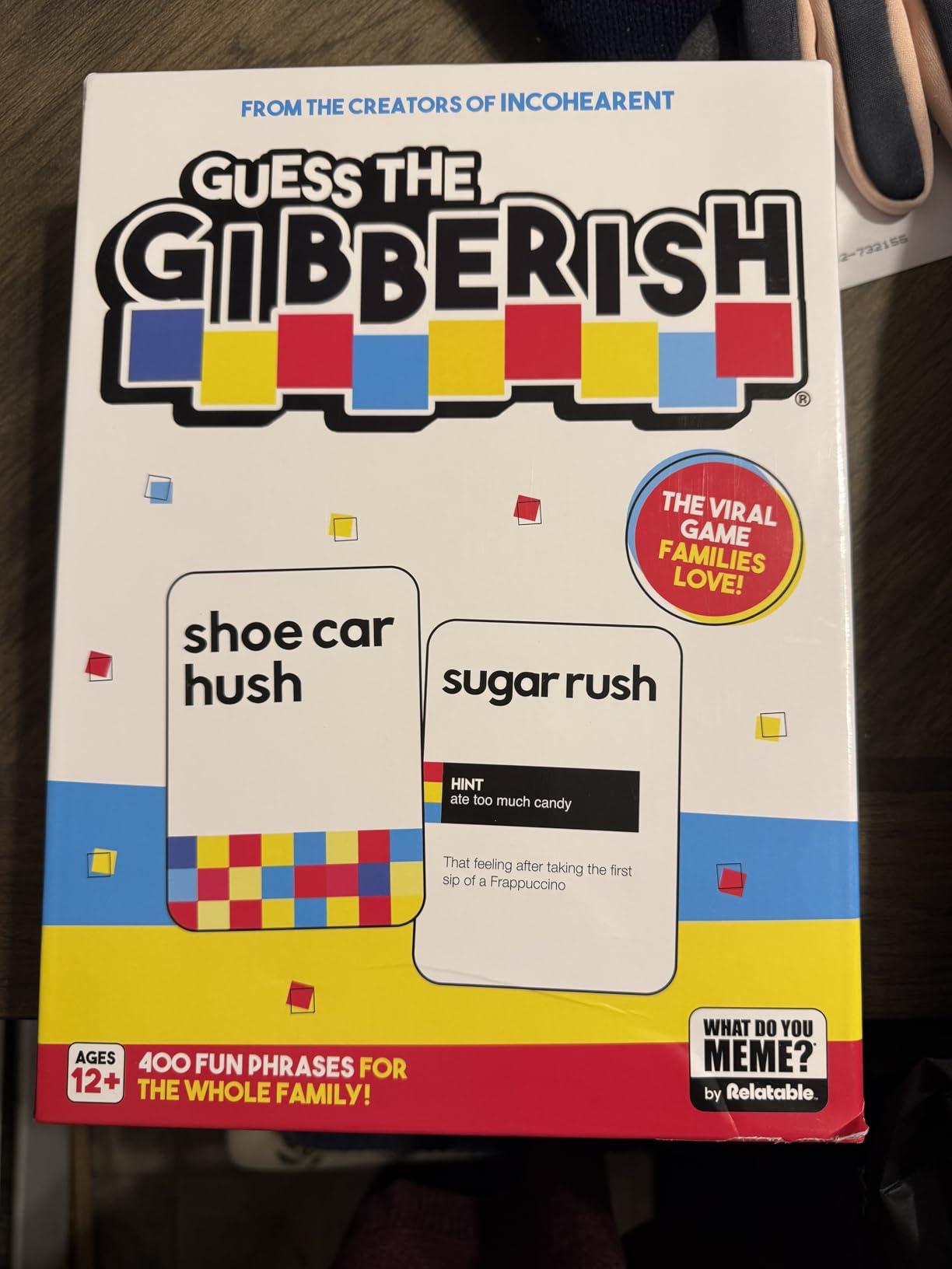 Incohearent, The Guess The Gibberish Party Game by Relatable customer photo 2