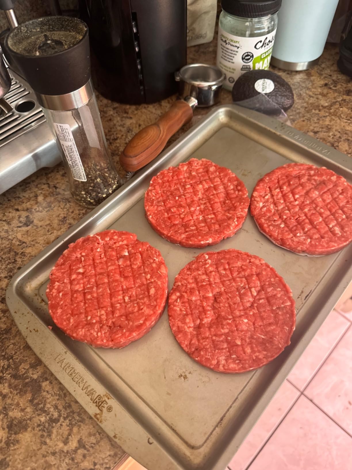 Meykers Burger Press 100 Patty Papers Set | Non-Stick Hamburger Mold with Free Wax Patty Paper Sheets | Meat Beef Cheese Veggie Burger Maker for Grill Griddle BBQ Barbecue | BPA Free customer photo 1