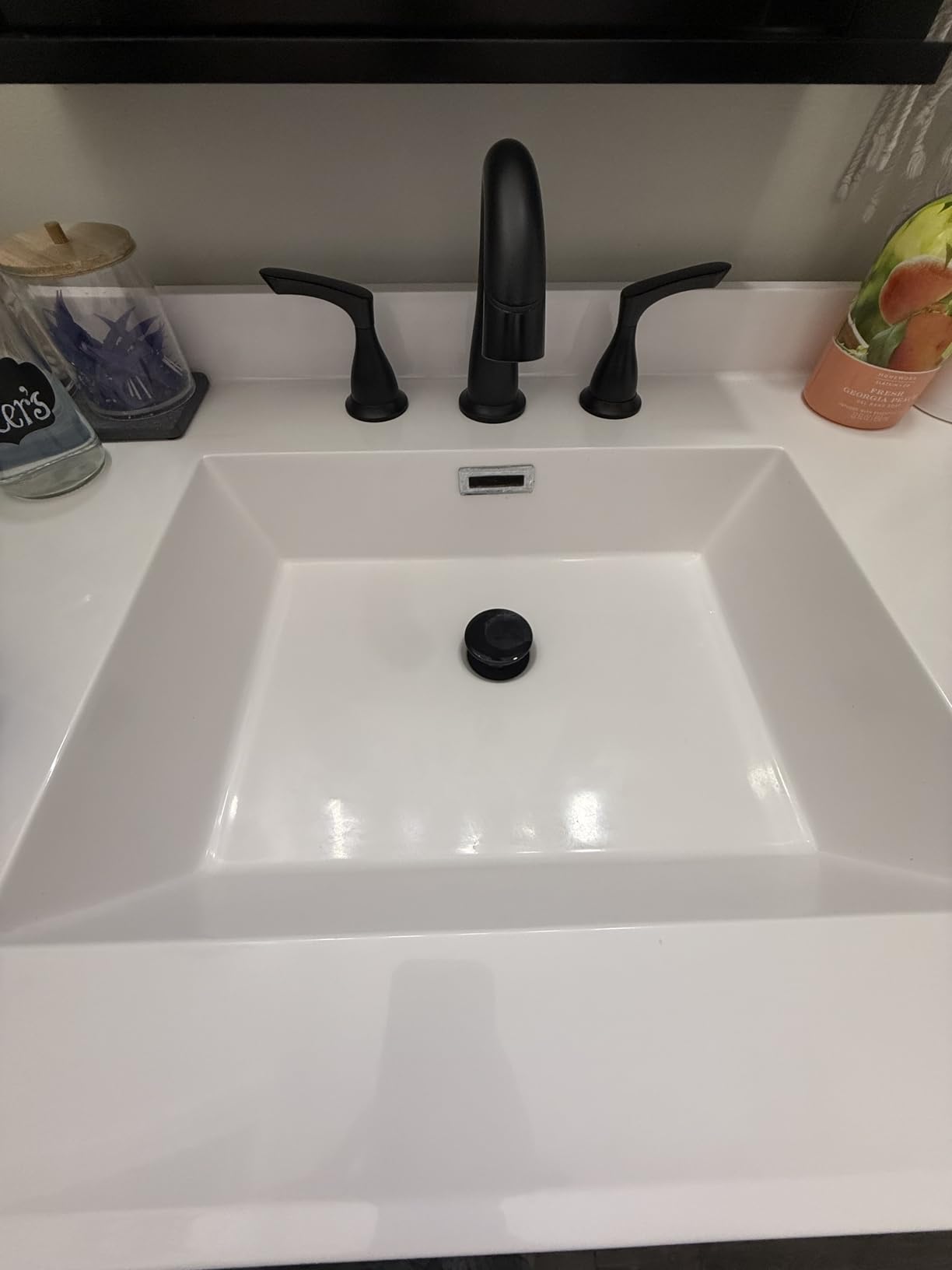 Delta Faucet Broadmoor Pull Down Bathroom Faucet Brushed Nickel, Bathroom Faucet, Widespread Bathroom Faucet 3 Hole with Magnetic Docking, Bathroom Sink Faucet, SpotShield Stainless 35765LF-SPPD customer photo 1